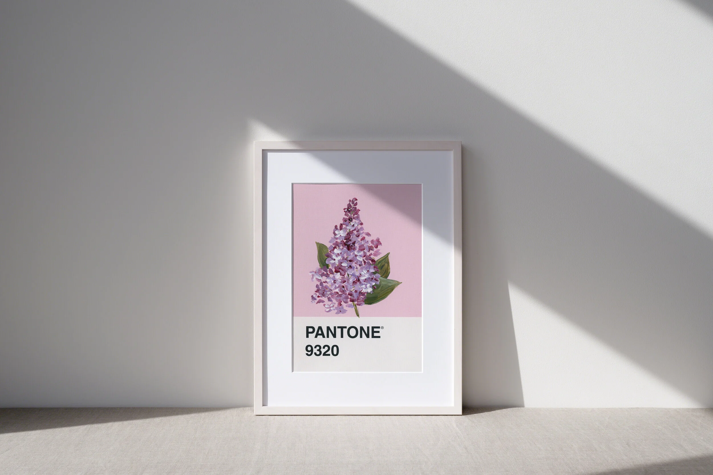 Day 91 - Lilac on pink - Print