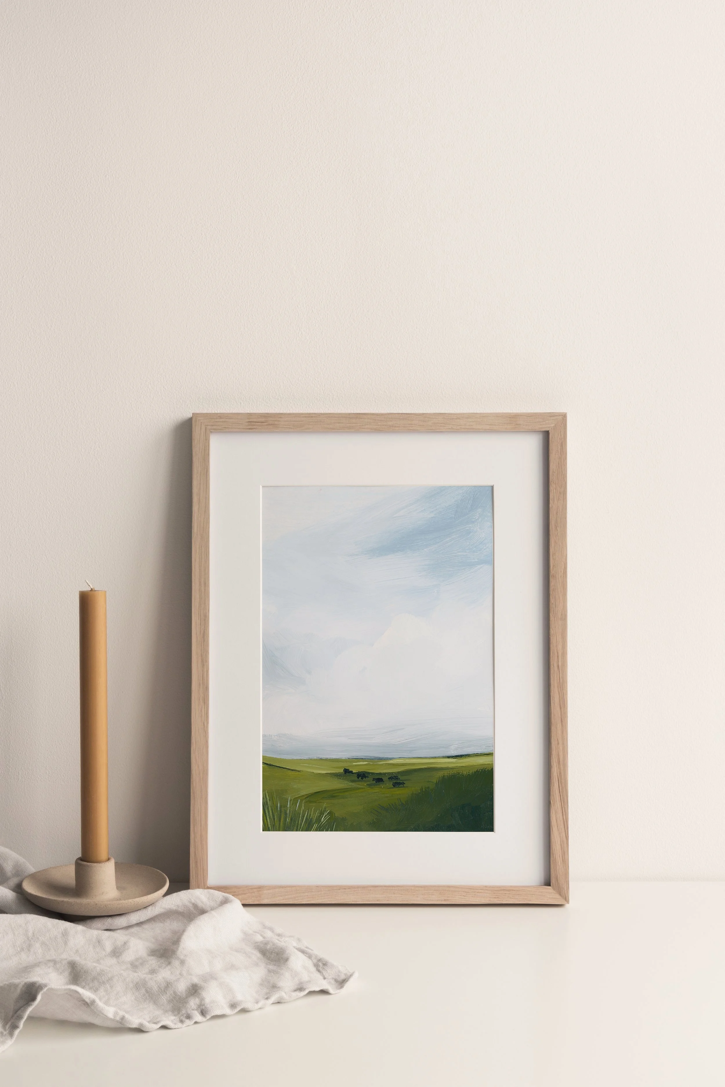 "A Family in the Distance" landscape print
