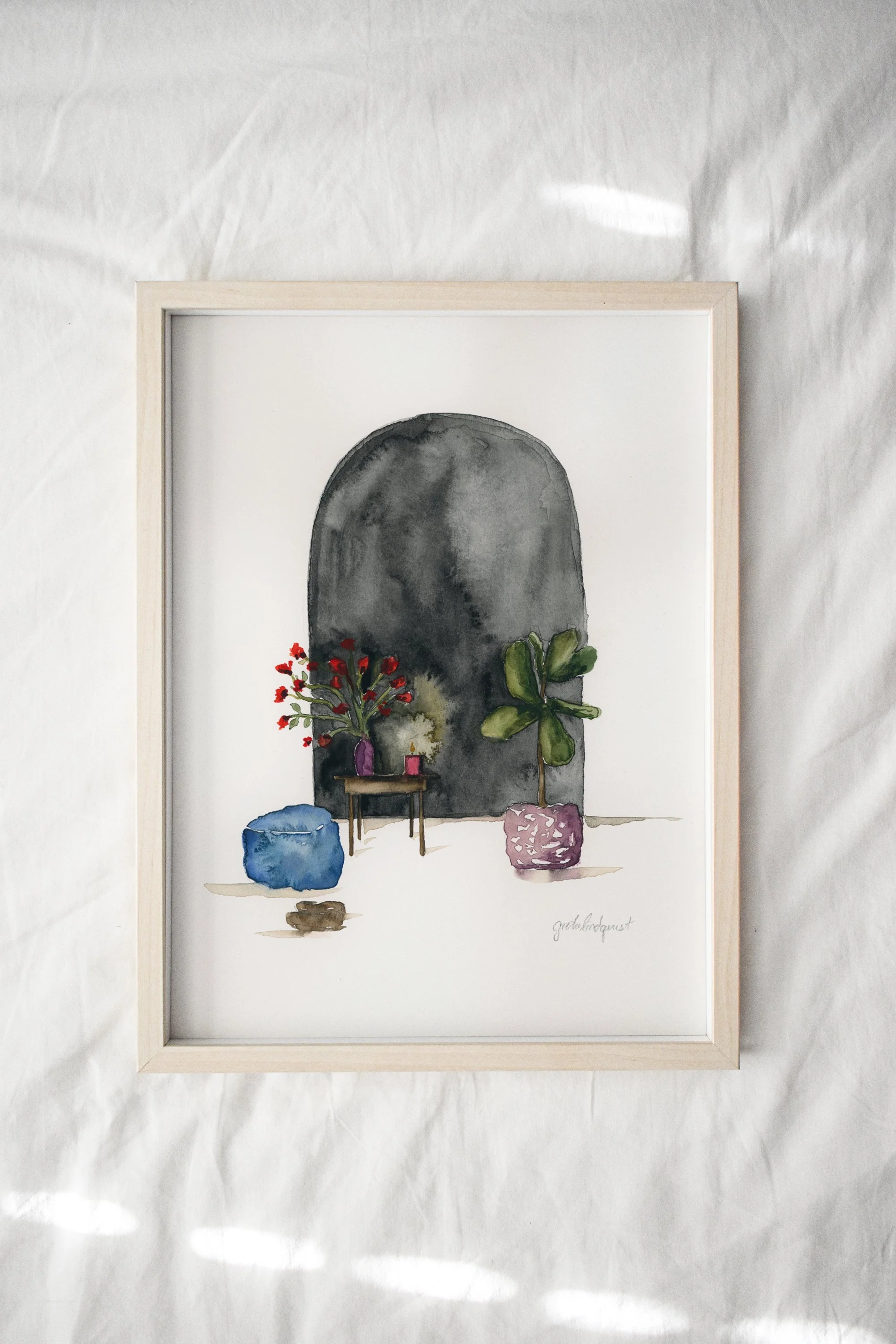 "A Vase of Love" - an 8x10" horizontal original