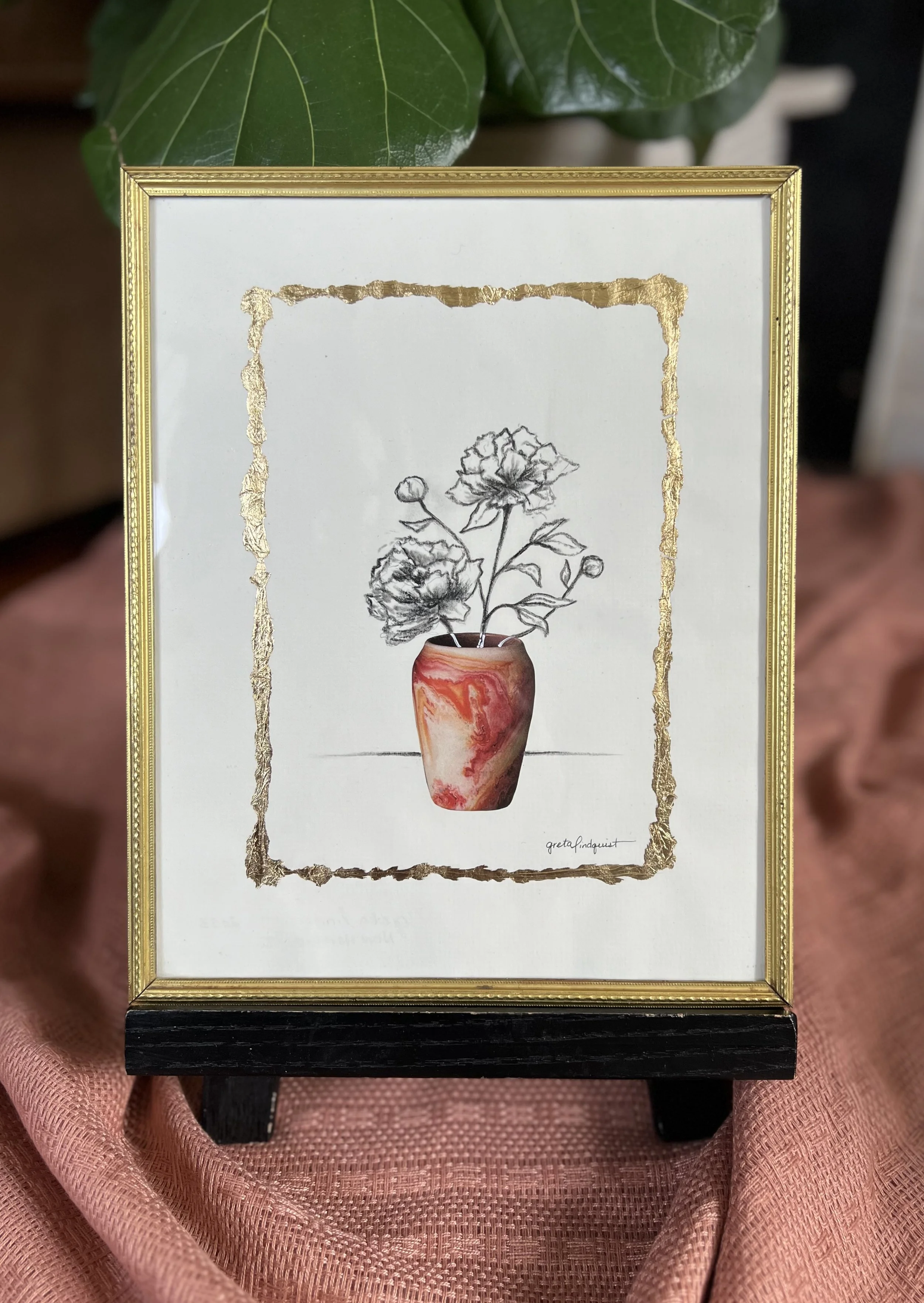 Vintage Collage One (framed)