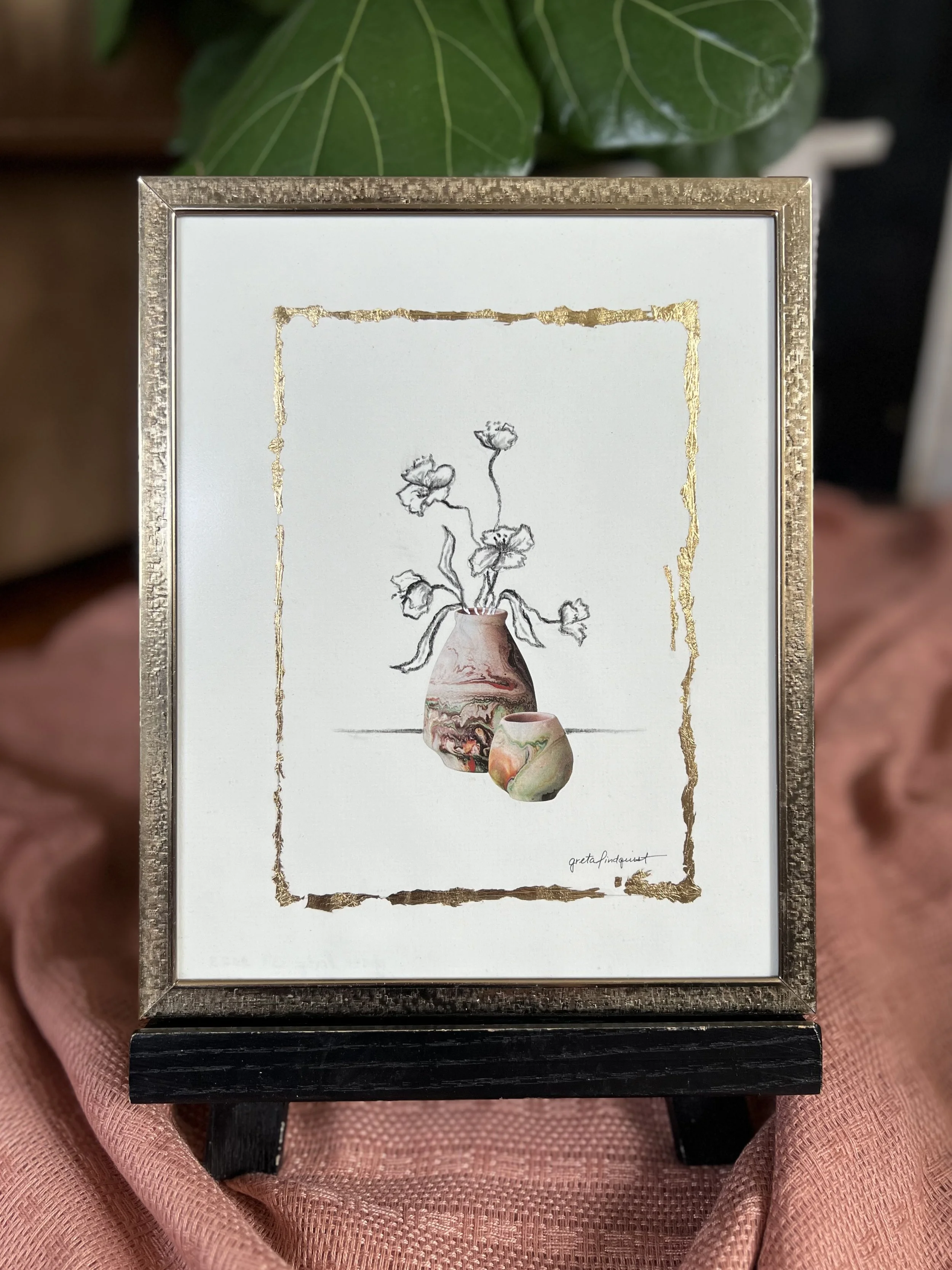 Vintage Collage Three (framed)