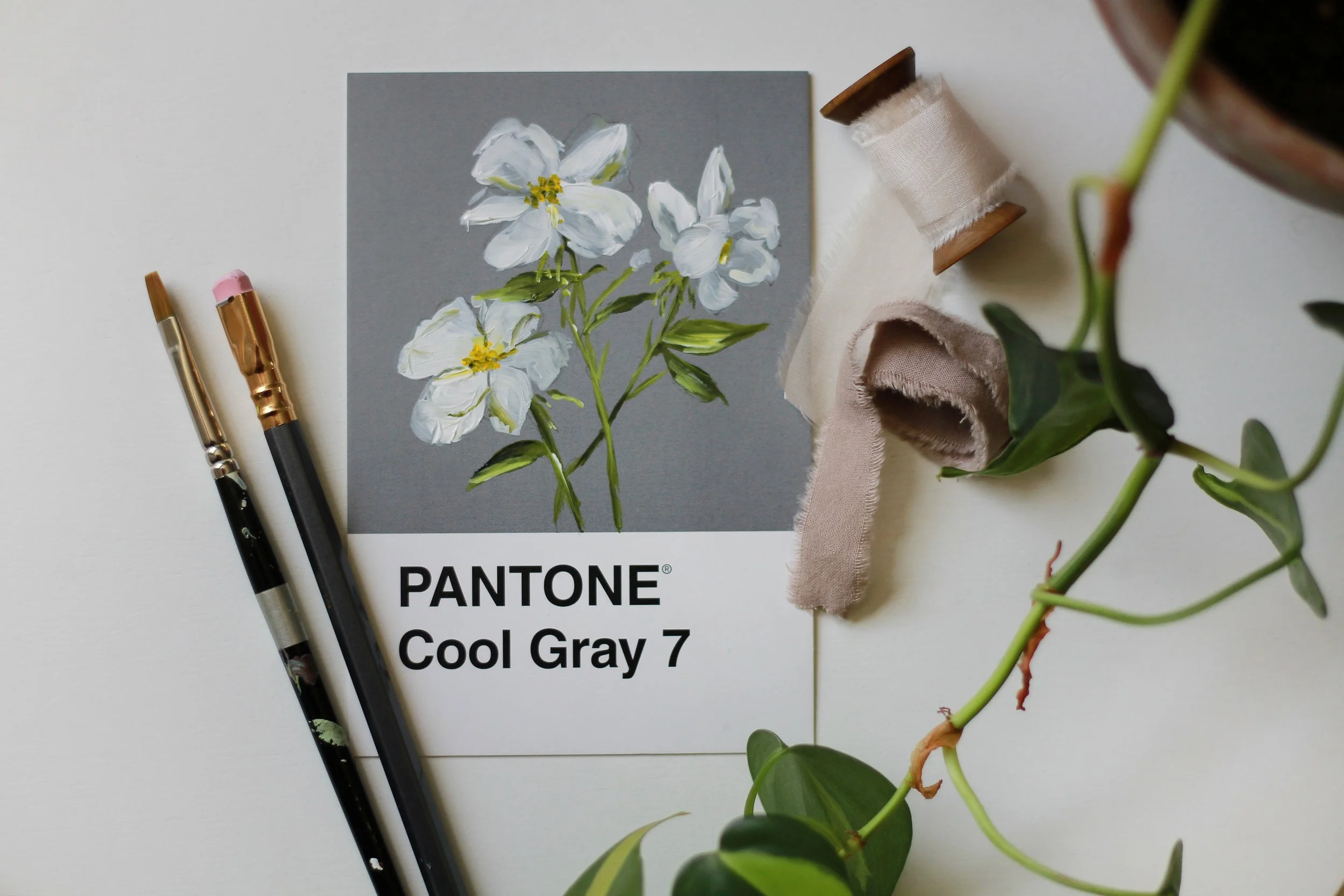 100 Day Pantone Floral Series