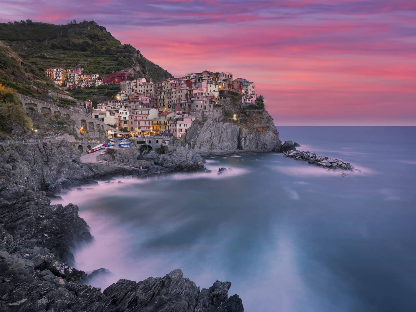 Posting this one as an entry into the #creativeeditingchallenge hosted by @skylum_global! I've used my original shot taken in 2013 from #manarola as the base edit but have added in one of @elialocardi's stunning skies using  @luminar_ai's sky replace