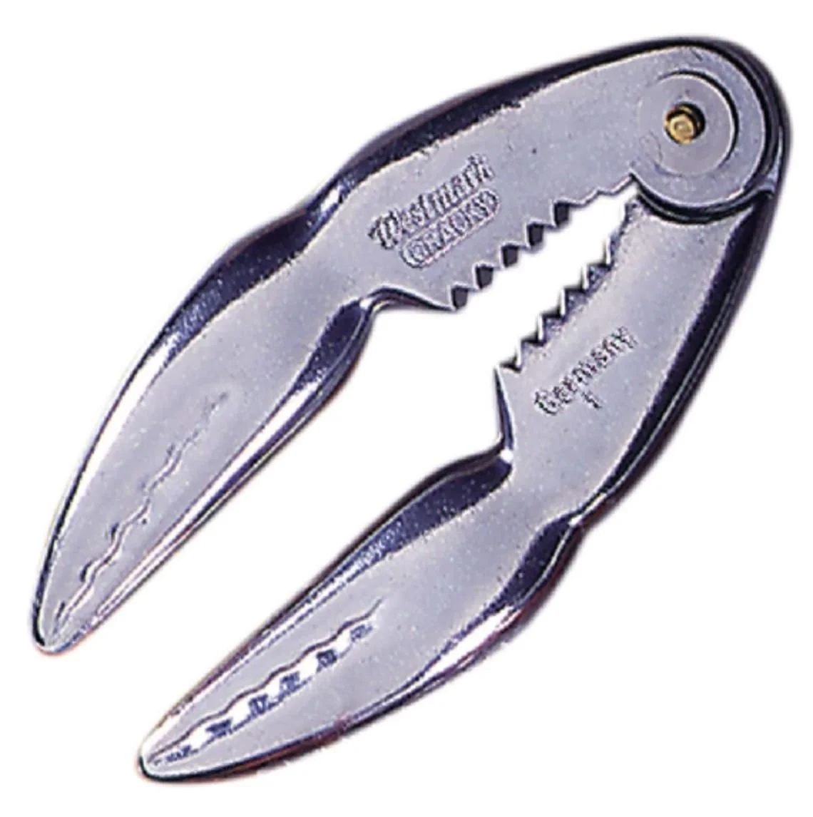 Lobster Cracker - Effortlessly crack lobster claws and crab legs with this innovative lobster cracker. Designed with serrated teeth, the cracker securely holds slippery legs to guarantee a quick and clean cut every time. Featuring a wide-angle design