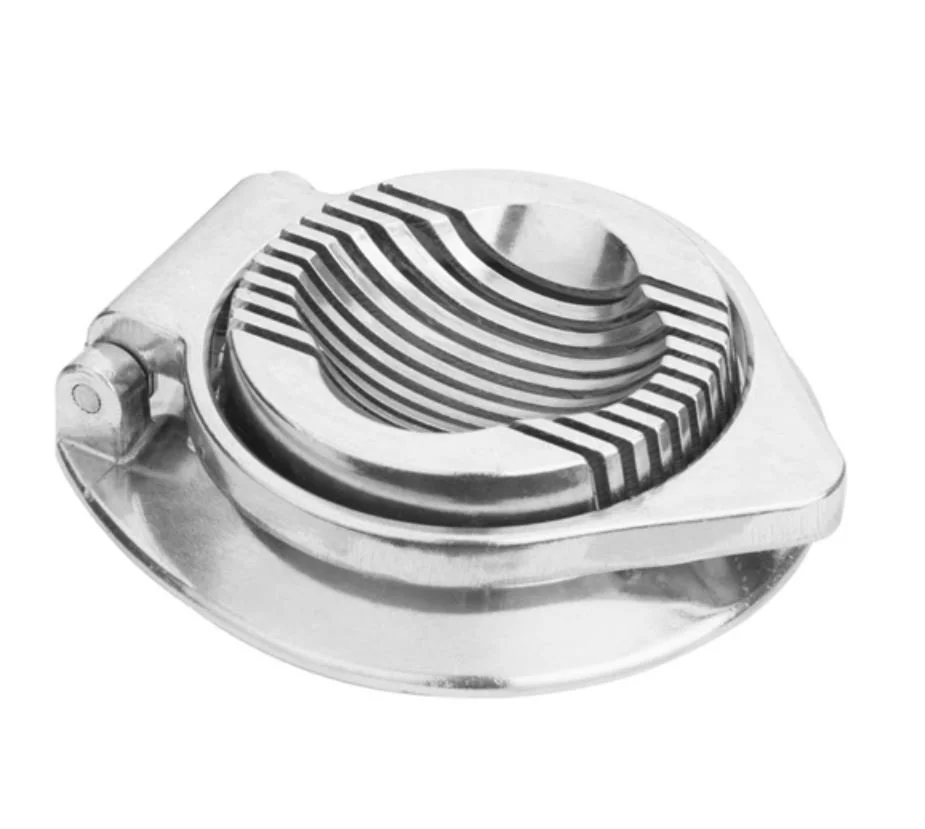 Egg Slicer - Effortlessly create sliced eggs with a duplex egg slicer. Constructed from high quality aluminium, the slicer cuts through boiled eggs with minimal effort, drastically reducing your preparation times. 