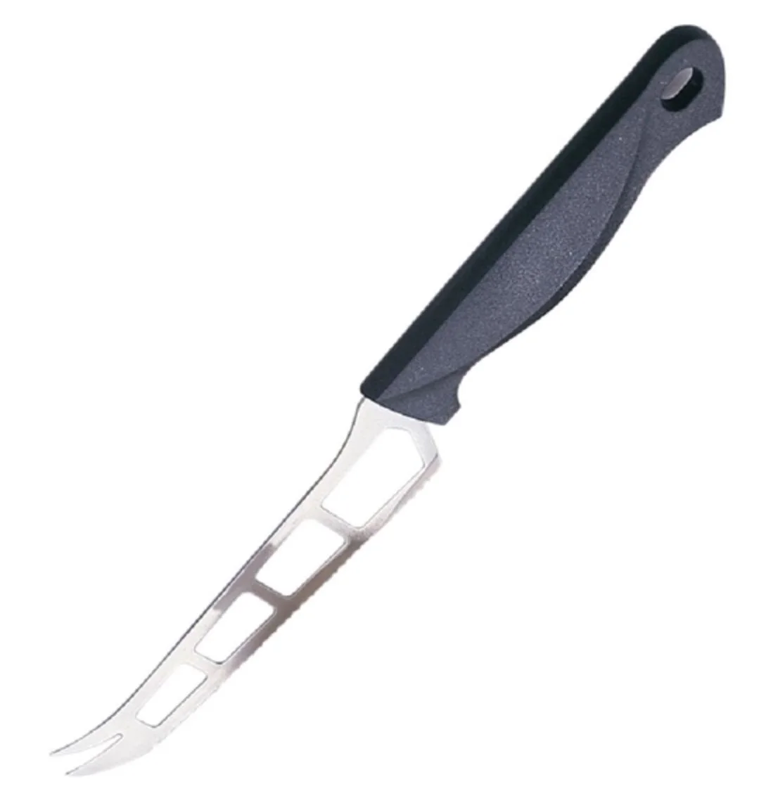 Cheese Knife - A professional cheese knife made with a sturdy stainless steel blade and a plastic handle, just what you need to cut cheese with ease. Grab some Stilton and a bottle of Pinot Noir and crack on cheese munchers.