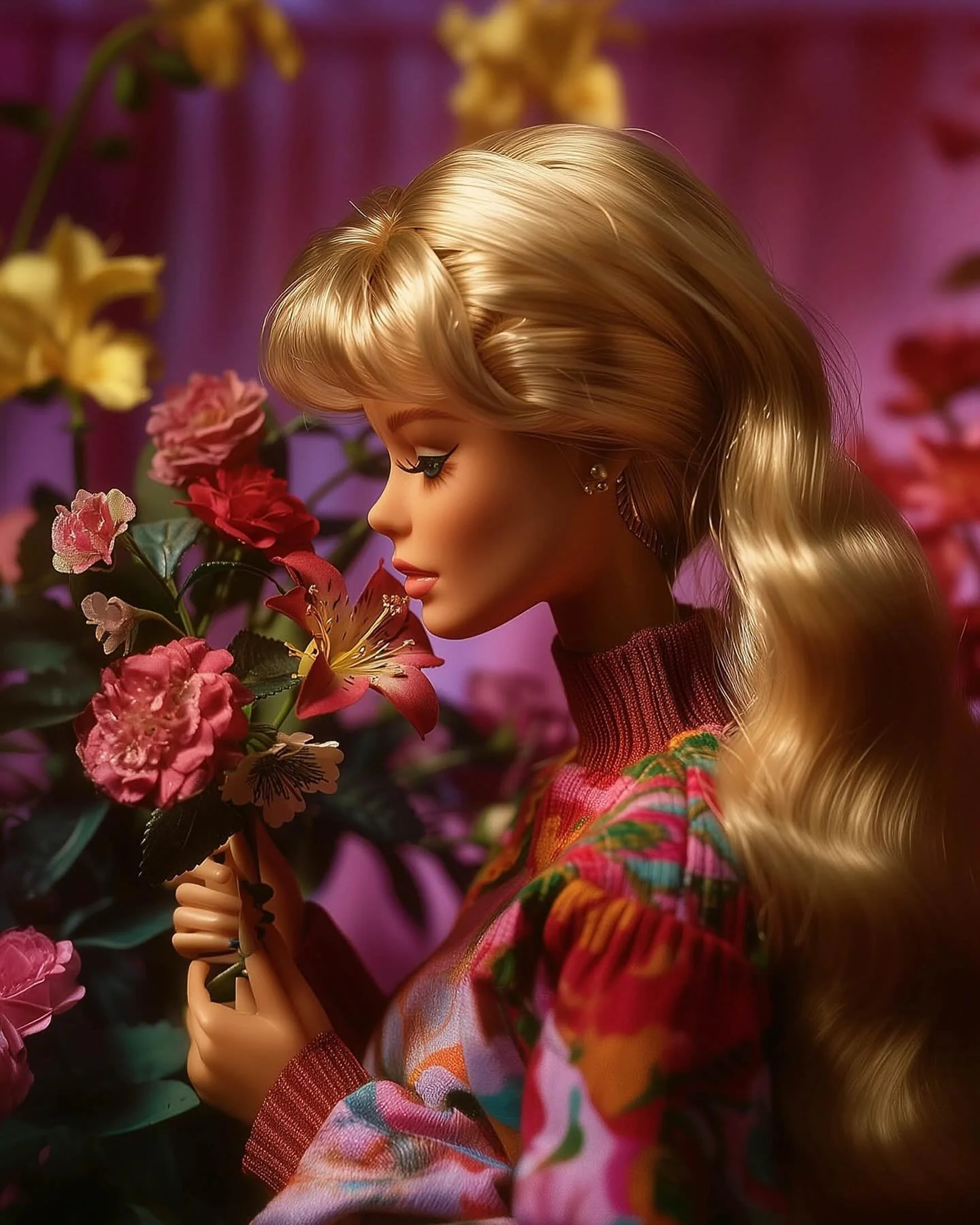 Working with a stubborn and sometime ignorant AI is not as easy as everybody thinks. But it&rsquo;s also part of my job as an art director and it was fun trying, failing and finally getting to these results I had in mind for @flowers.die.buy.jeweller