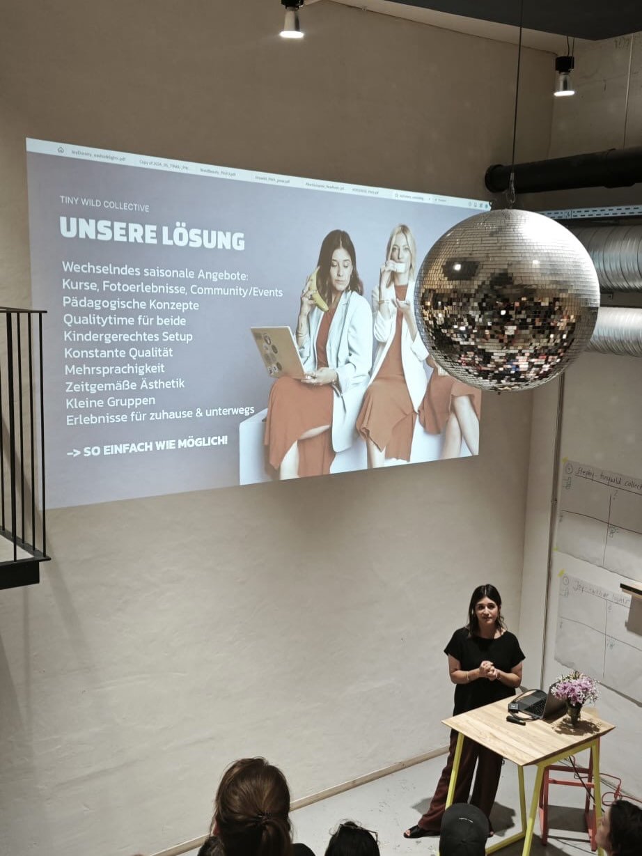 This week, I gave my final presentation for the New Roots programme @impacthubmunich and I can honestly say it changed my life.
After a pretty dark (very dark) chapter, I wasn&rsquo;t just supported professionally, I was genuinely held up as a person