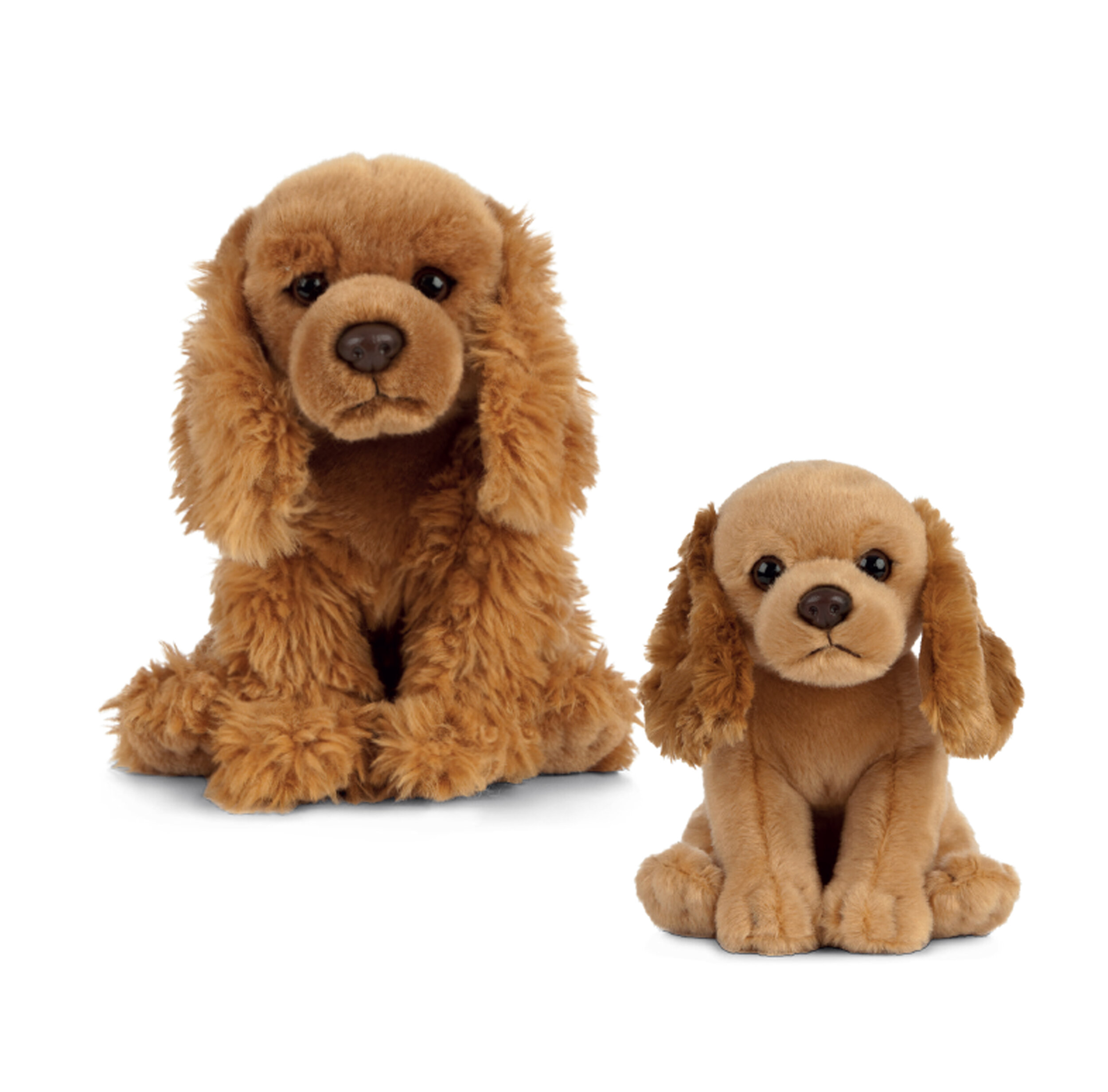 Cocker Spaniel Soft Toy Dog Set Living Nature Premium Plush