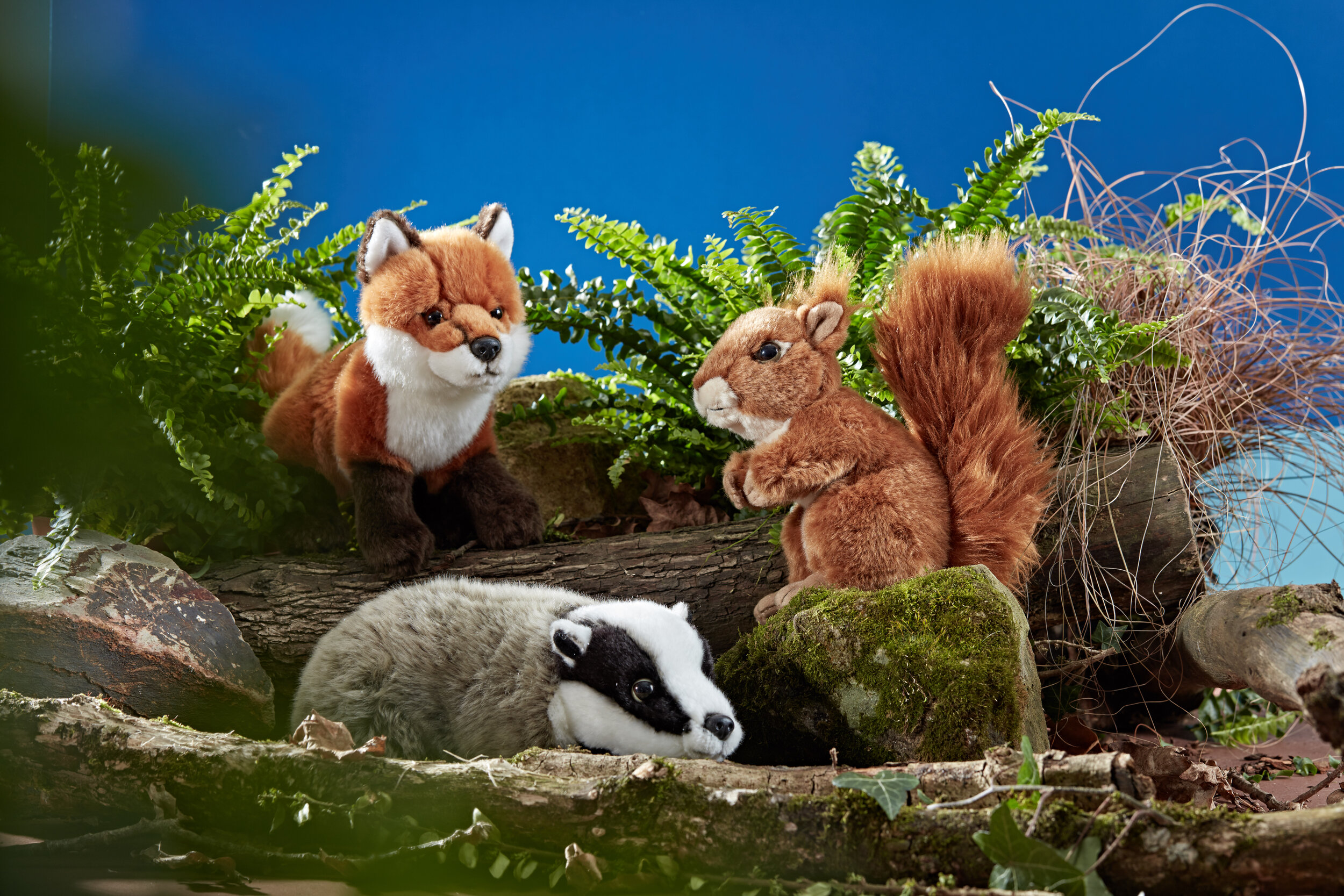 woodland animals soft toys