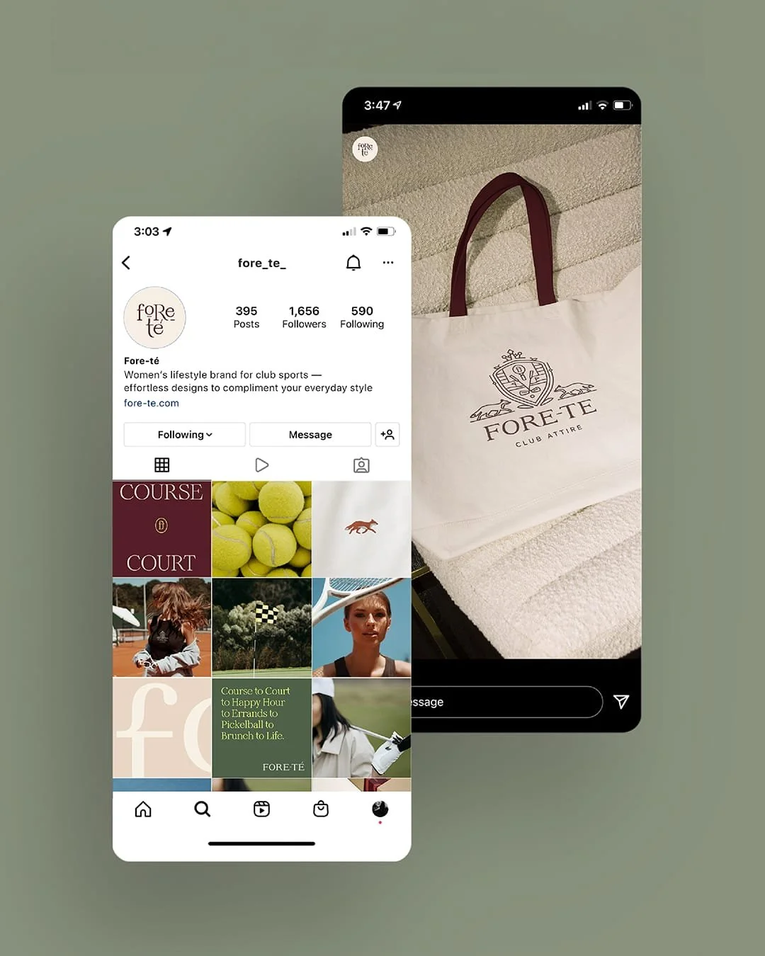 When an industry leaves women out of the story, great brands rewrite it. 💁♀️⛳️

That&rsquo;s exactly what @fore_te_  set out to do &mdash; redefining what modern women&rsquo;s sportswear looks like from the course to the clubhouse.

We partnered wit