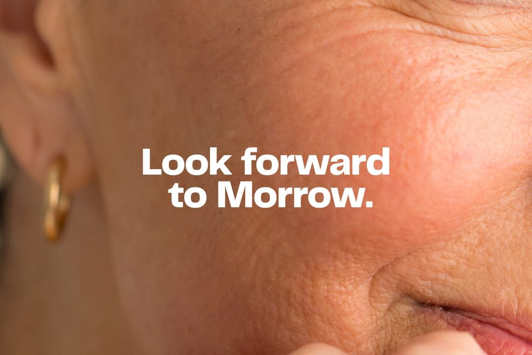 Language changes everything.
 
 
Morrow (@morrow_beauty) was inspired by &ldquo;the near future.&rdquo; Through our work together, the name &ldquo;Morrow&rdquo; revealed a deeper commitment to optimism and acceptance. It reframed wrinkle care from so