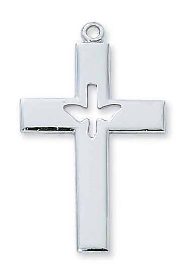 Cross and Dove Confirmation Necklace | St. Patrick's Guild