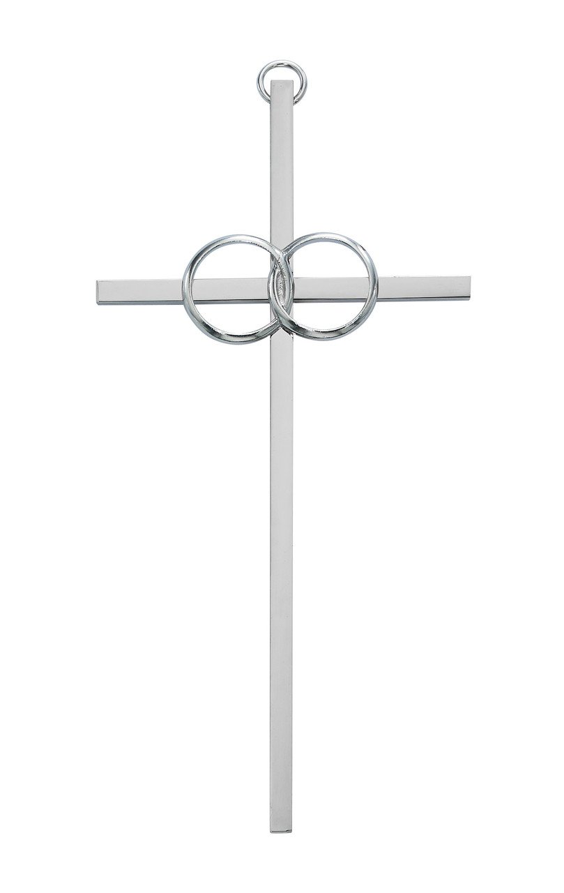 10 Inch cana Cross Silver Color