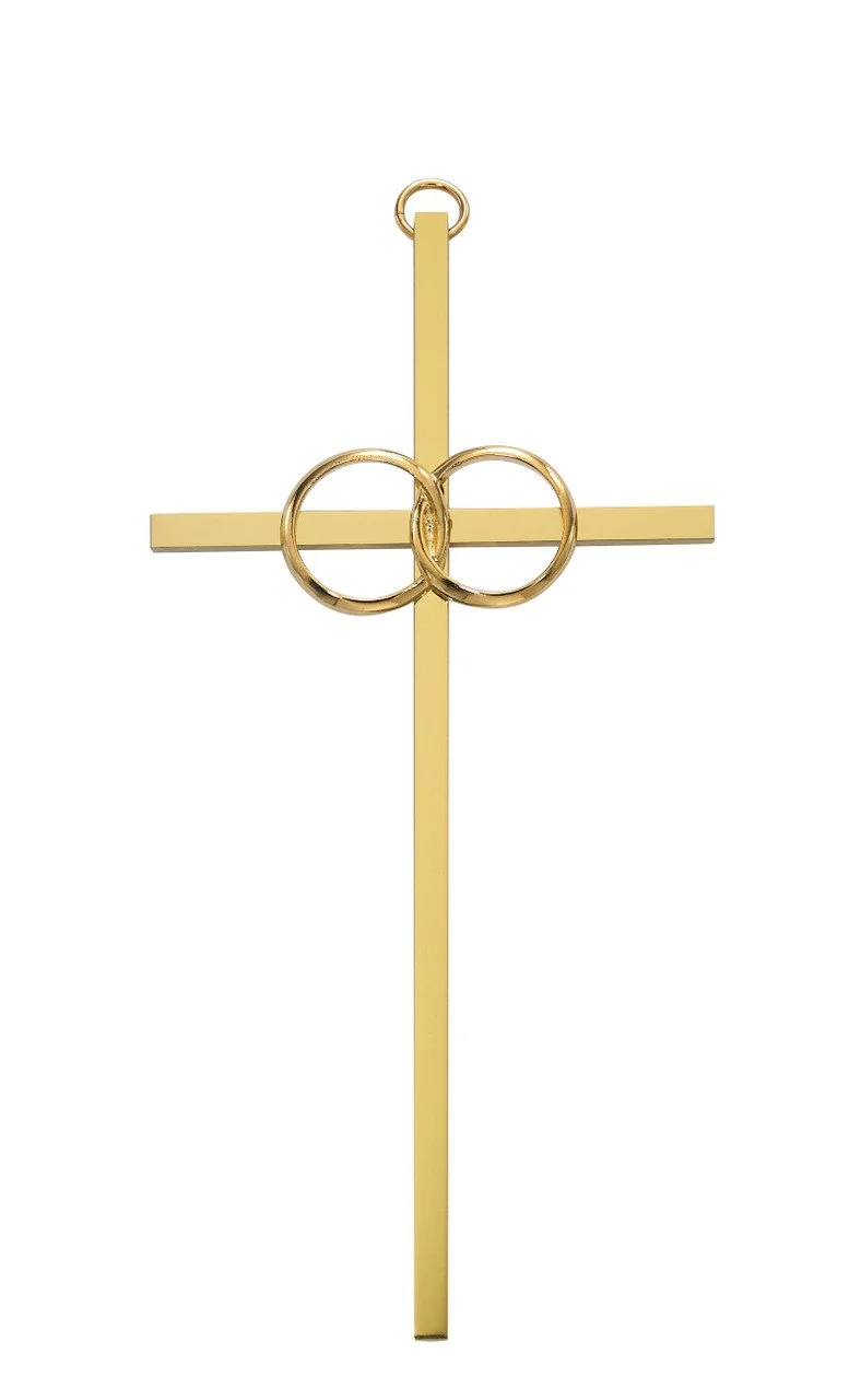 10 Inch Gold plated Cana Cross