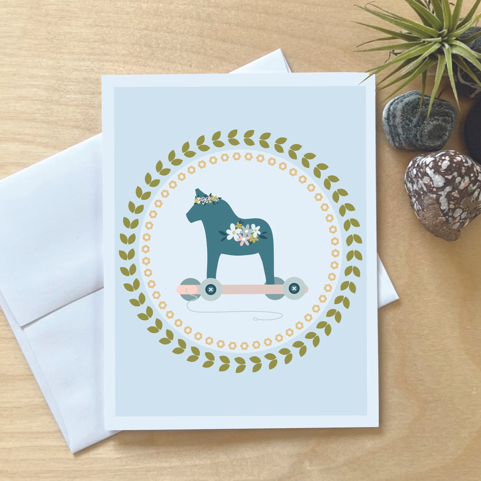 Lullaby Blue Notecard