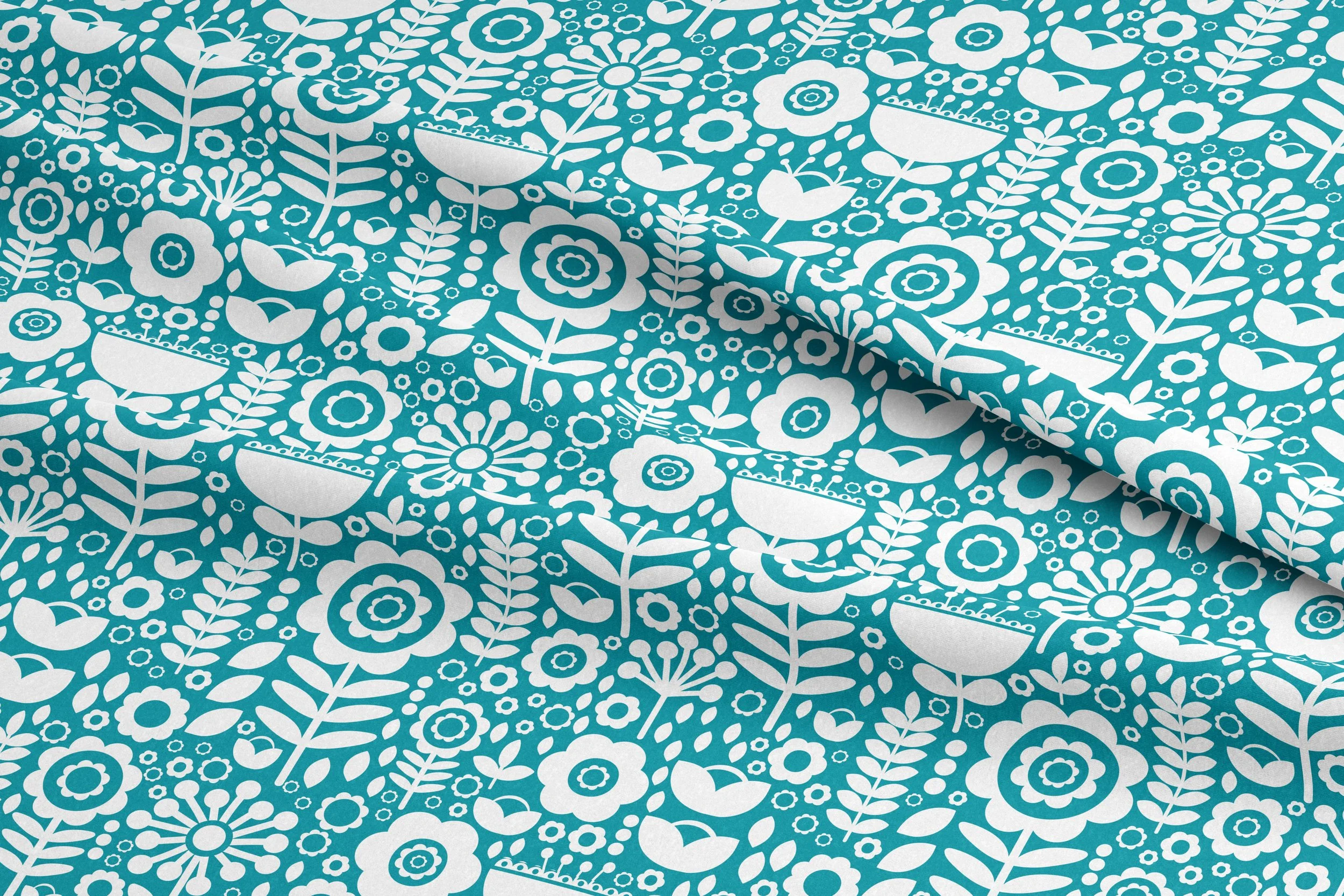 Folk Flowers Teal.jpg