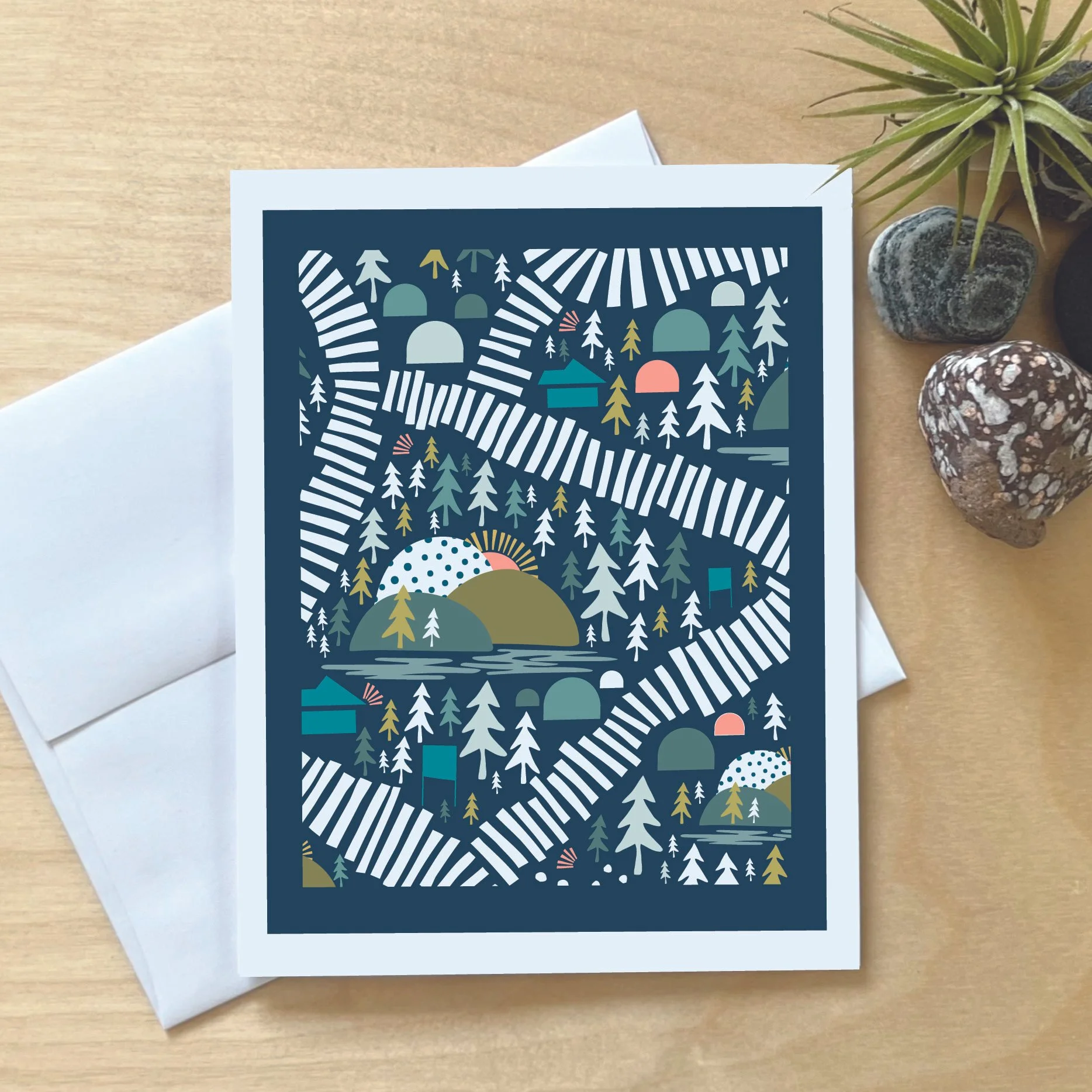 Happy Trails Notecard