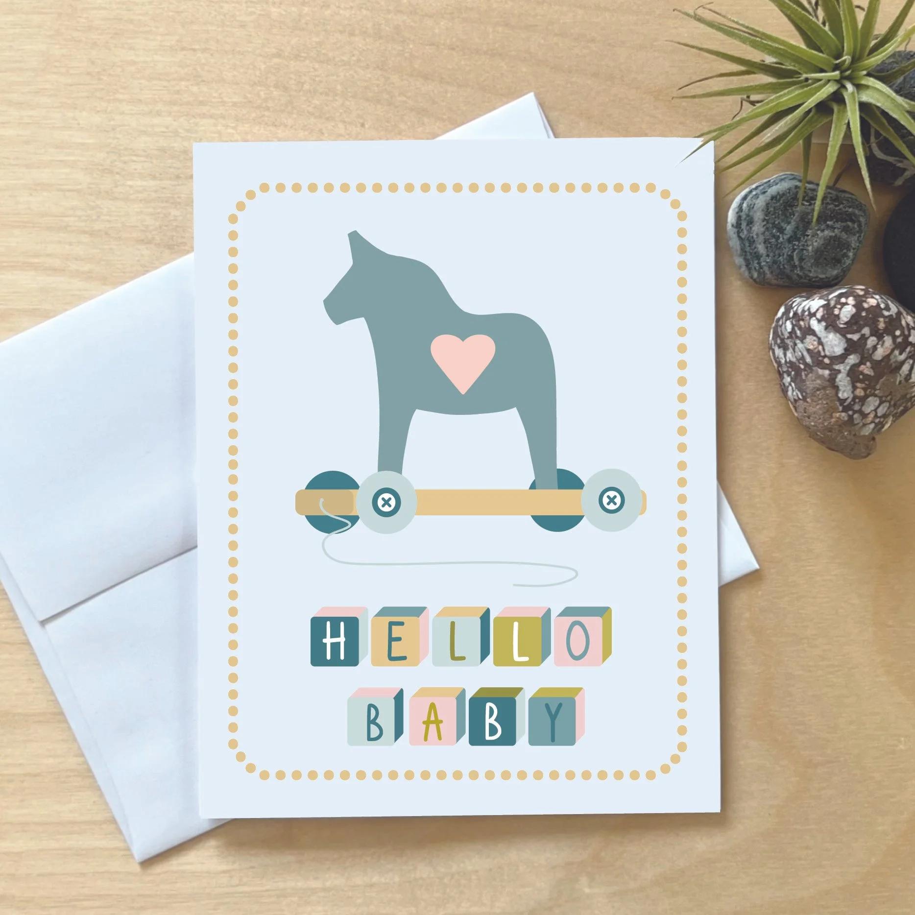 Hello Baby Notecard