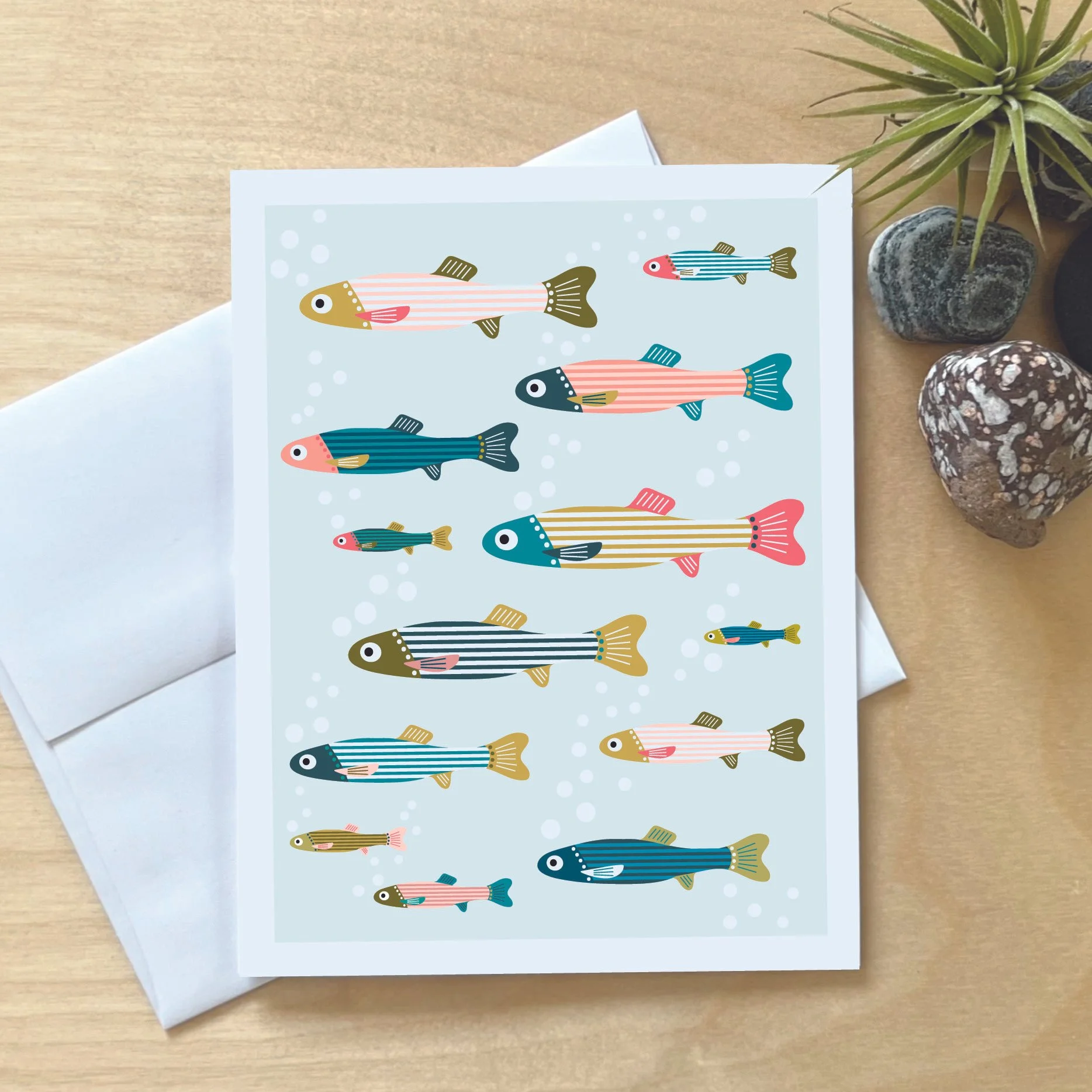 Minnows Notecard