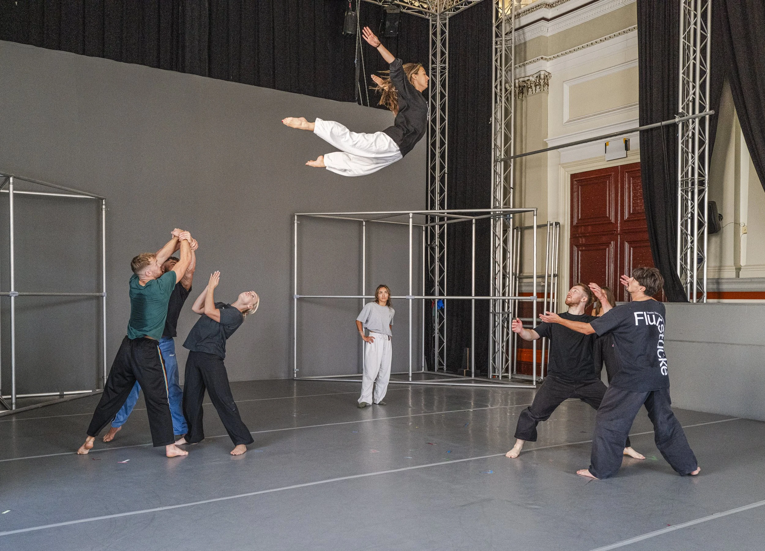 Motionhouse in rehersal, September 2025