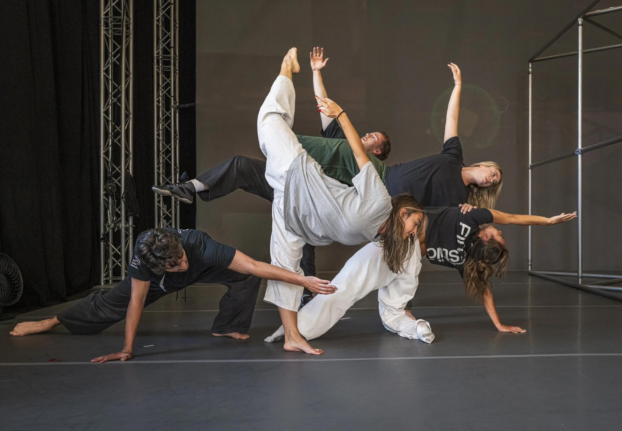 Motionhouse in rehersal, September 2025
