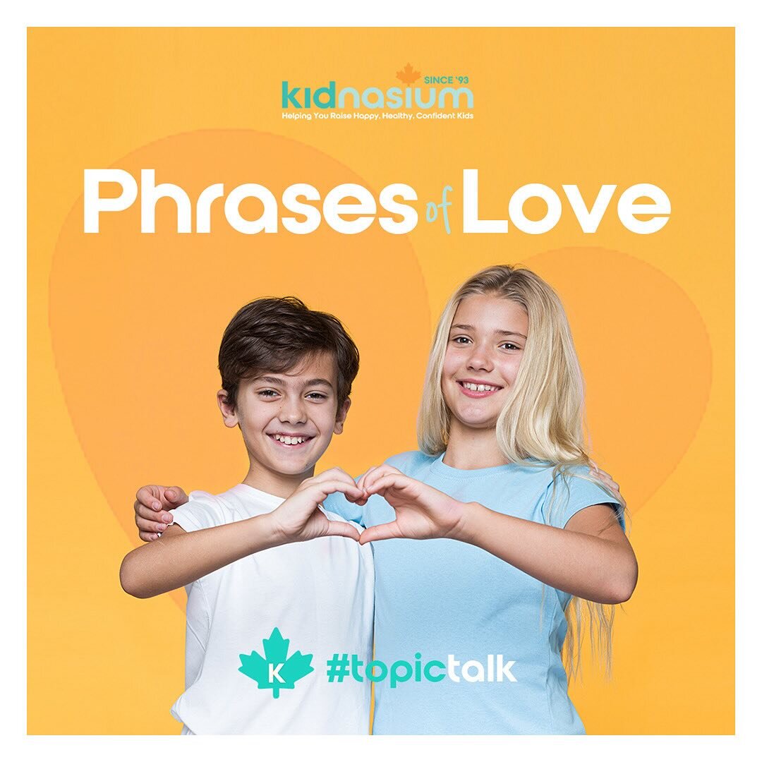 #TopicTalk: Phrases of Love&ndash; In keeping with the theme of showing our children we love them, here are 8 phrases we can say to our kids - and that will feel like a giant HUG to them. Save this post and come back to it anytime you want to connect