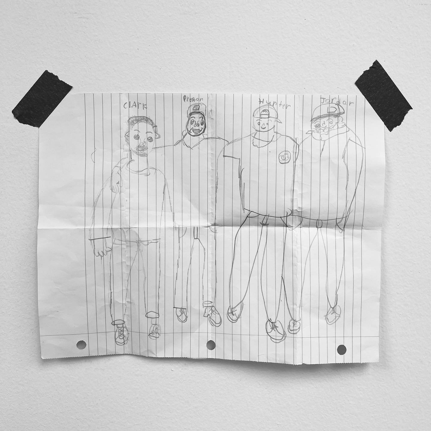 Literally the sweetest thing. One of our team member&rsquo;s daughters drew this of us 🥹 It&rsquo;s the little things!