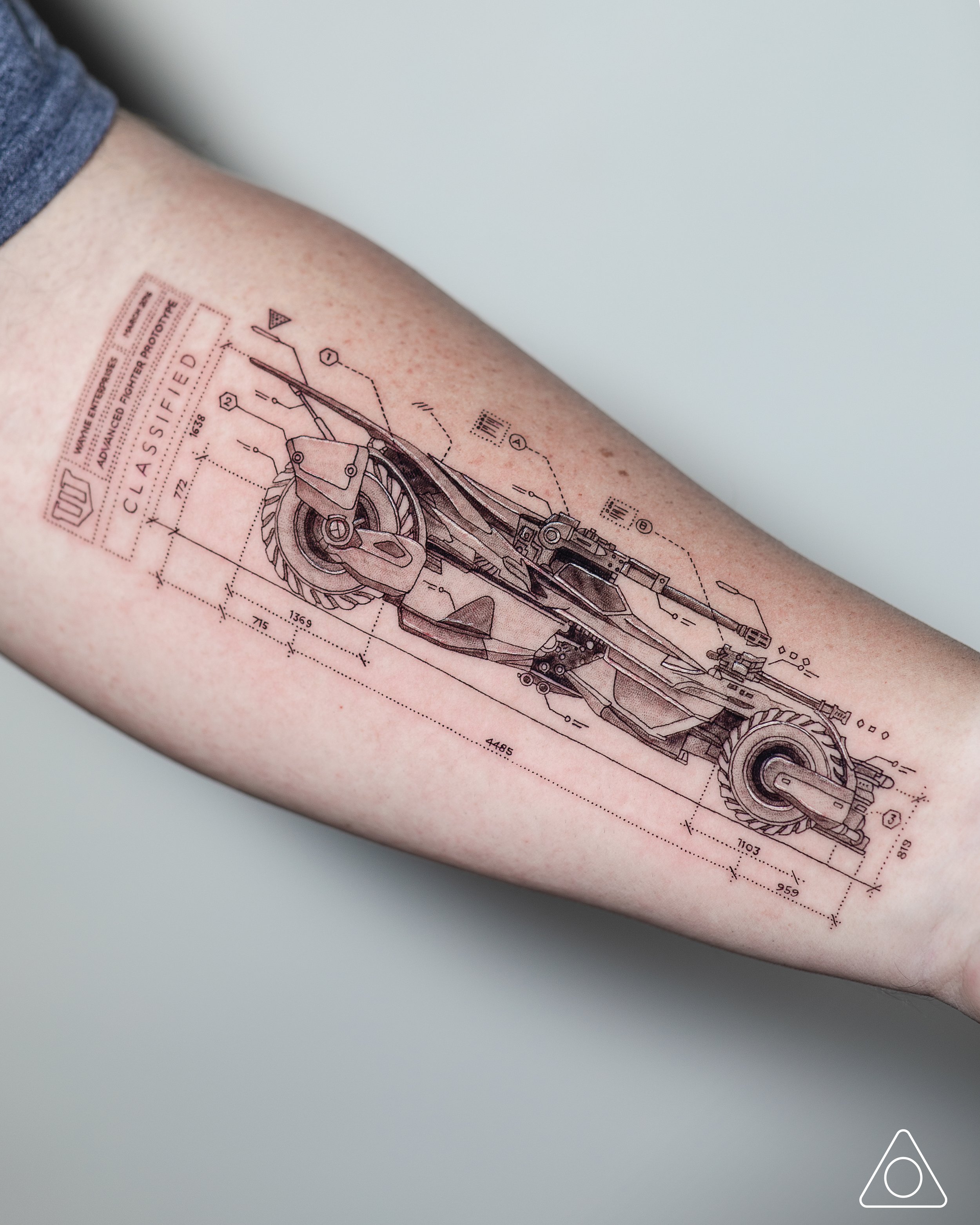 Blueprint tattoo designs
