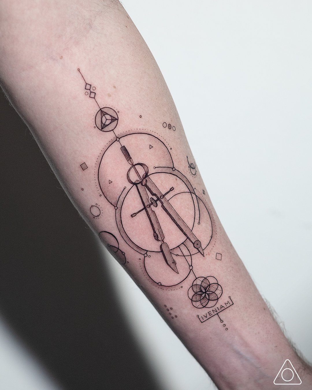 Geometric Architectural Tattoos by Los Angeles Tattoo Artists at 1MM Studio — 1MM Tattoo Studio