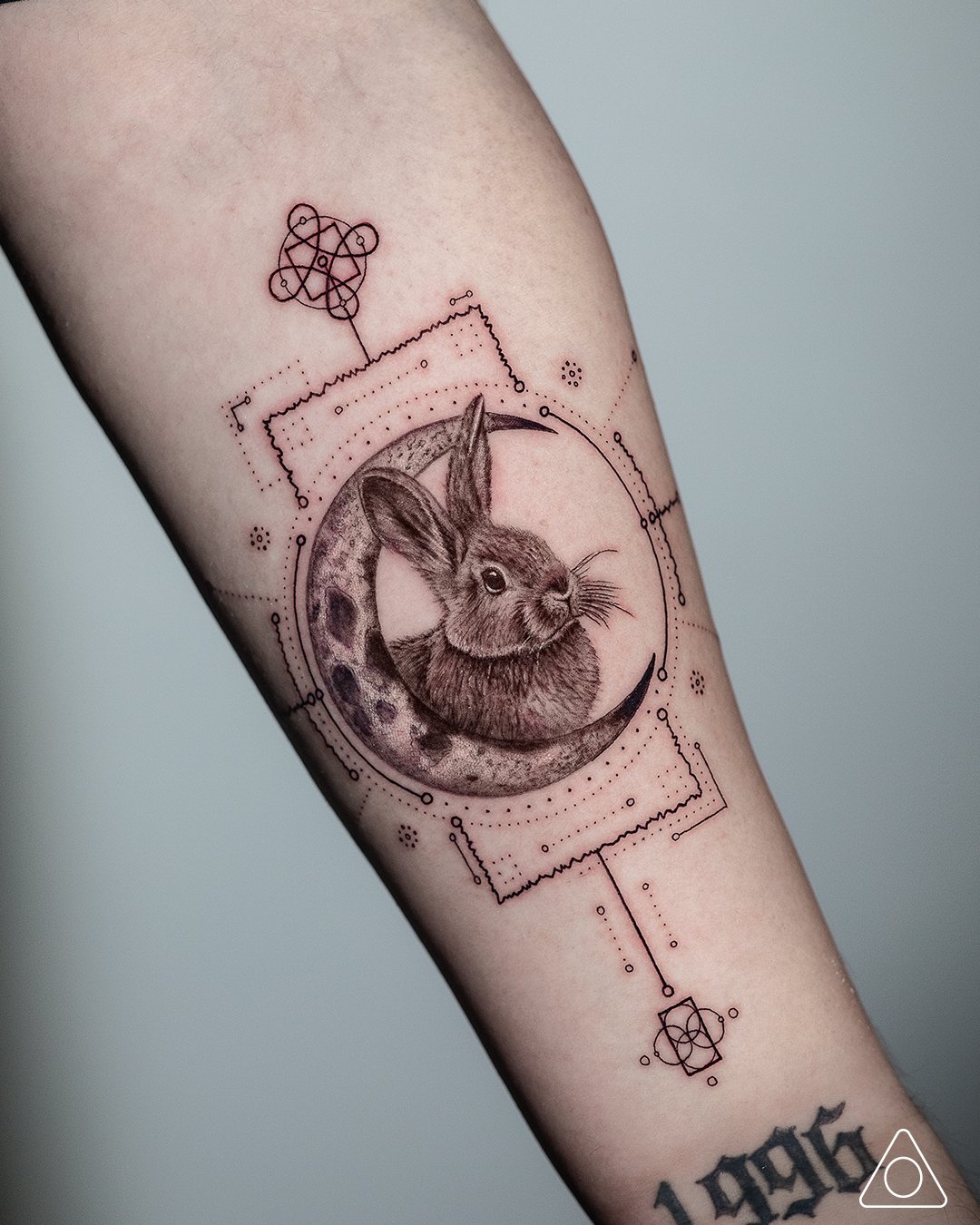 Tattoo uploaded by Tattoodo • Cute bb bunny tattoo by Minnie #Minnie  #petportraittattoo #fineline #minimal #realism #realistic #illustrative # bunny #rabbit #cute #blackandgrey #small #tattoooftheday • Tattoodo