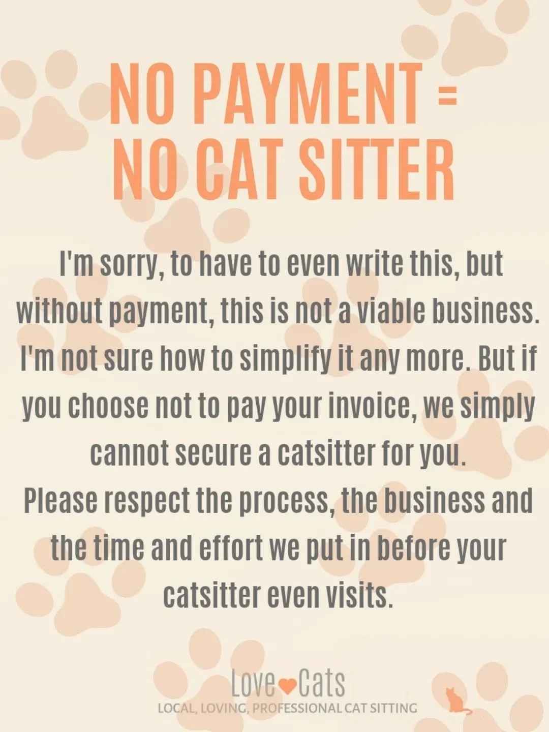Note to clients with upcoming booking requests: 2 days away from the admin, and I've come back to carnage. Today, I will be mostly cancelling all availability held for the new year and over the festivities for anyone who has not paid their invoices ?