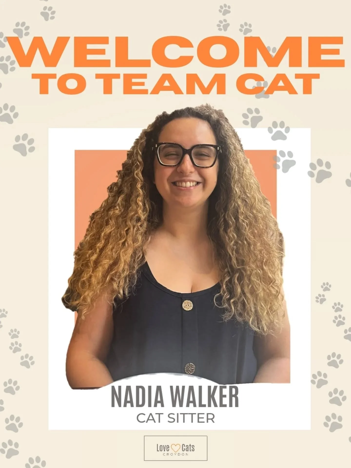 Here she is! Meet NADIA 😁😁😁😁😁 Please join me in welcoming our newest recruit to #teamcat! 😻

Nadia&rsquo;s actually been part of the Love Cats Croydon family behind the scenes since November, but now that she&rsquo;s completed her training (and