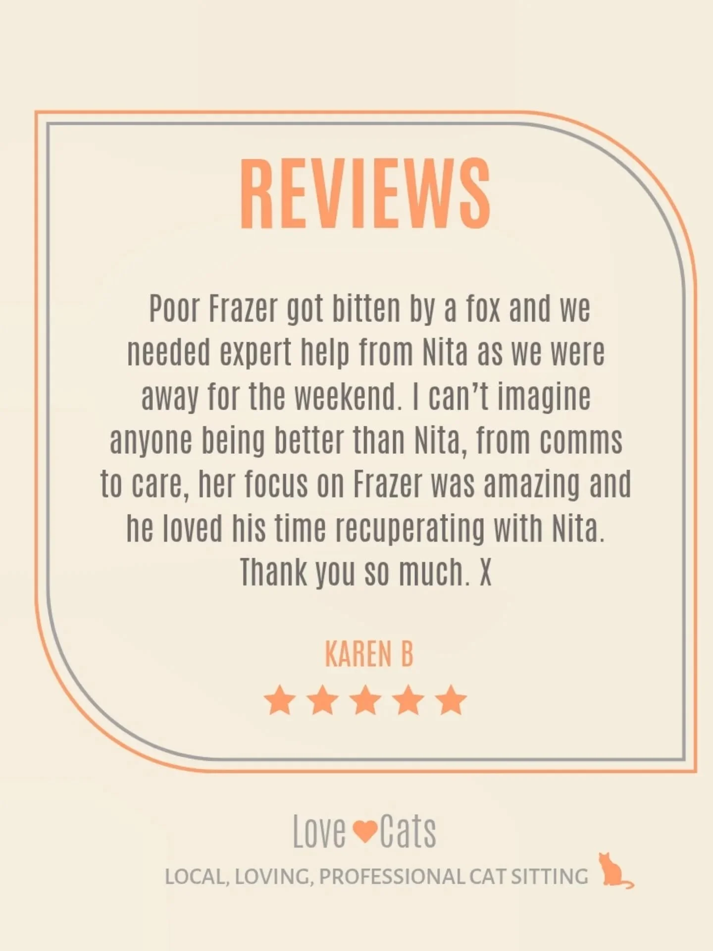 #positivemondays Sharing the Love and the kind feedback. Loved my time seeing little Frazer again and hope he's feeling much better now. Scroll for the cutest pics in his cone 😻🧡

Did you know we can administer medication for your kitty cats?💊💉😷