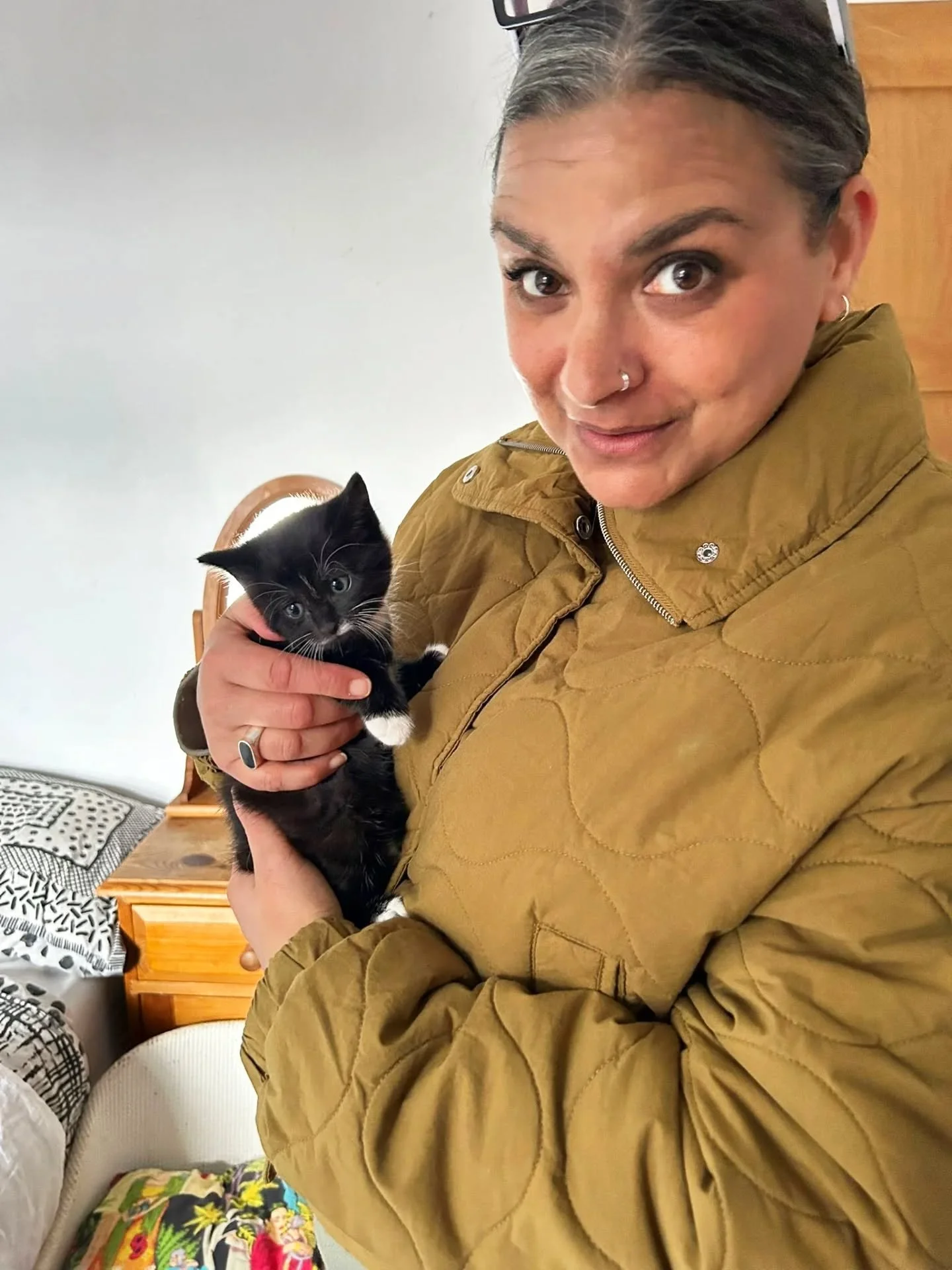 Sorry been a bit quiet on here recently. I hope this makes up for it! LOOK AT THIS BABY 🥺🥹🥹🥹 I can't even cope. Our sitter Nikki is currently looking after her and her mumma - and doing a sterling job too! 🐈&zwj;⬛️🧡

~~~~~~~~
Award winning Love