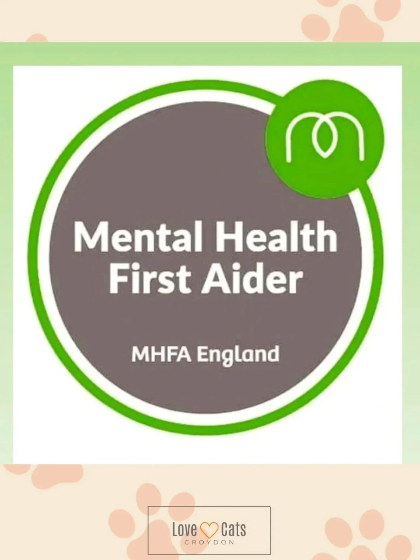 Today marks the start of #mentalhealthawarenessweek 2026 (11-17 May) This year the theme is to 'Take Action' so I'm doing my bit and my action is to remind my clients and staff that I'm a fully trained Mental Health First Aider- and proud of it too! 