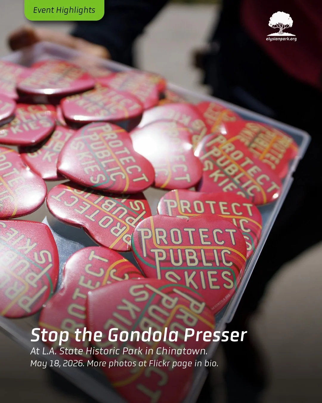 &mdash;&mdash;> Stop the Gondola held a press conference at L.A. State Historic Park on the final day of the online single-question survey produced by CA State Parks. The site is deceitful and impossible to navigate, making it unusable: https://la
