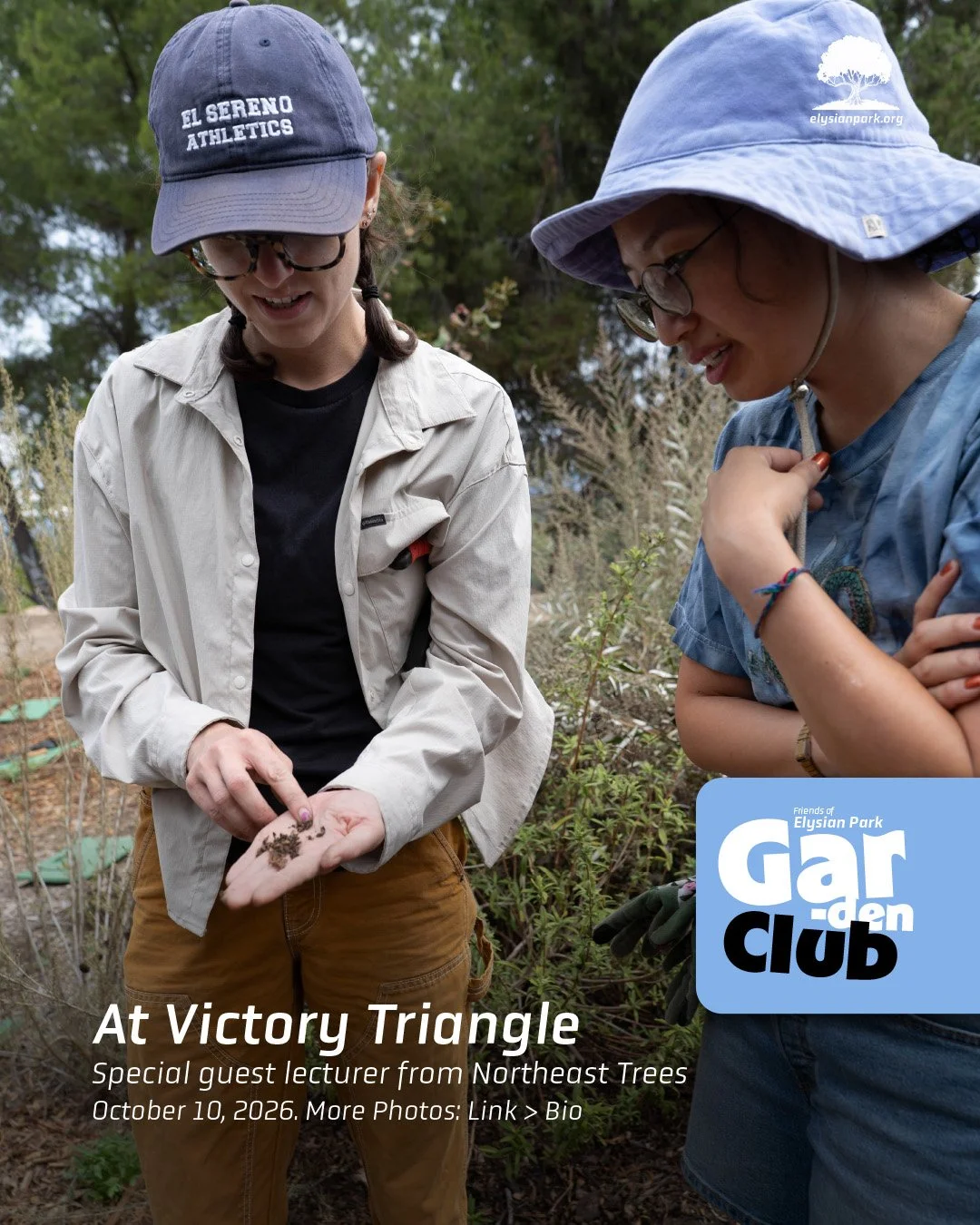 &mdash; Northeast Trees Nursery Manager Jade Faith made a surprise appearance at Garden Club at Victory Triangle on Saturday morning. She taught new members how to identify plants whose seeds are ready for collection&mdash; and to follow the accepted