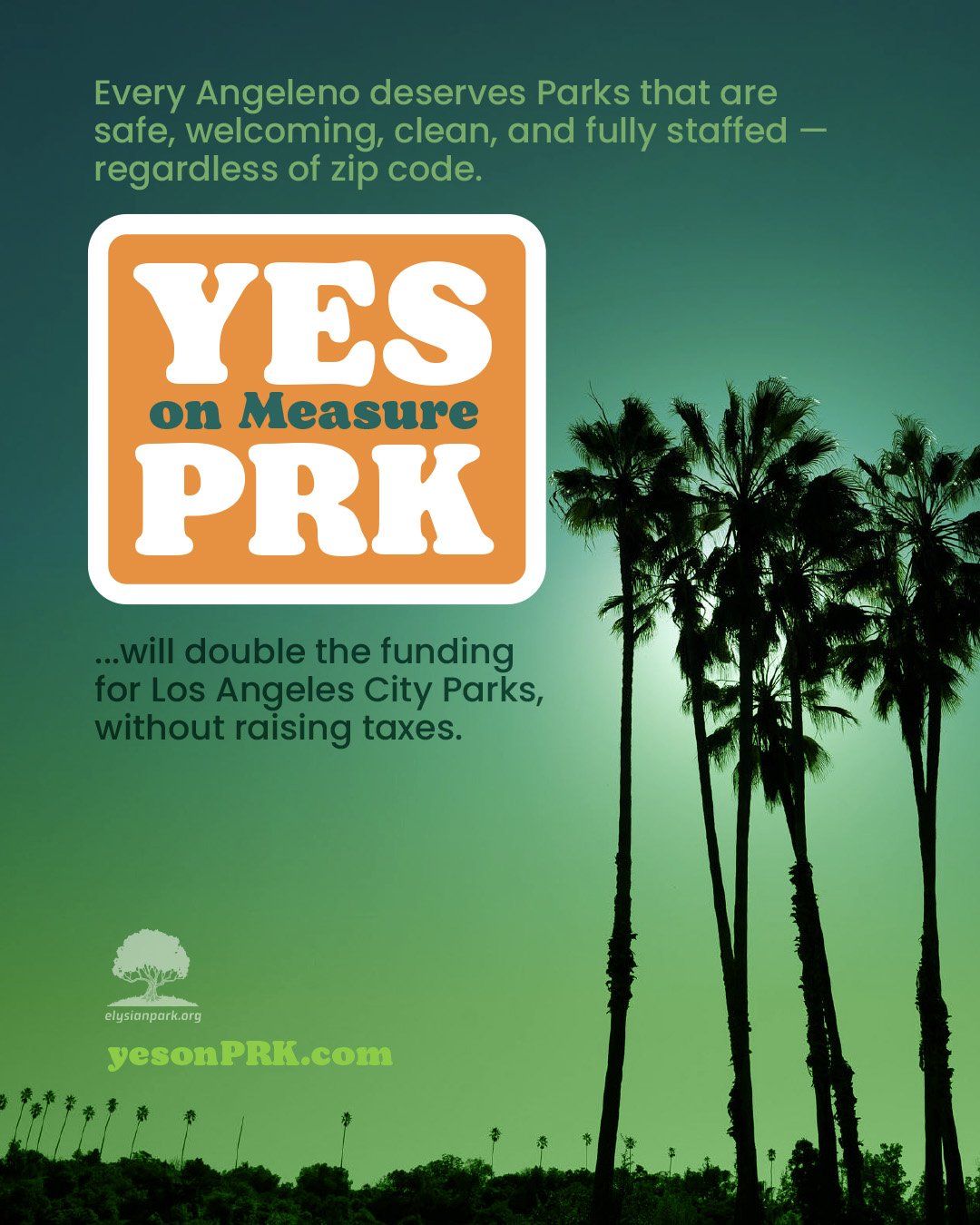 Angelenos deserve free, clean outdoor spaces for families and friends to gather, kids to play and learn, and seniors to connect. L.A. City&rsquo;s park and recreation system is one of the last truly public, affordable spaces in L.A. 

We want parks t