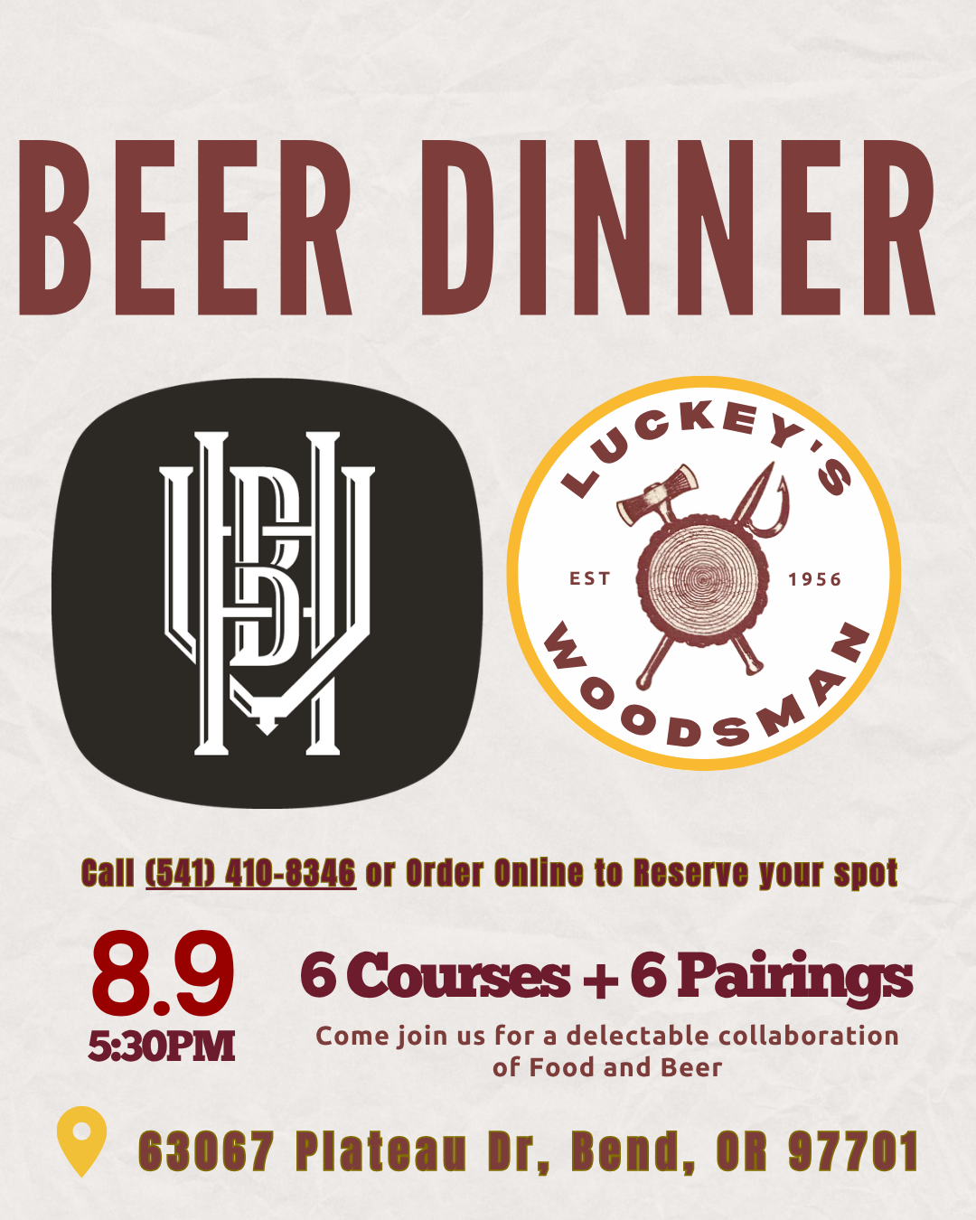 Van Henion Beer Dinner