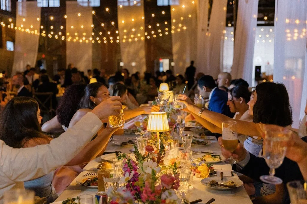 Exactly how dinner should feel. 🥂✨

Event Planning &amp; Design: @lanitoscanodesign
Venue: @eventsatthompsonspoint
Photo &amp; Video: @thelibbysphotoandfilms
Flowers: @lanitoscanodesign @thestudioatelierbyltd
Catering: @blacktiecateringandevents @sh