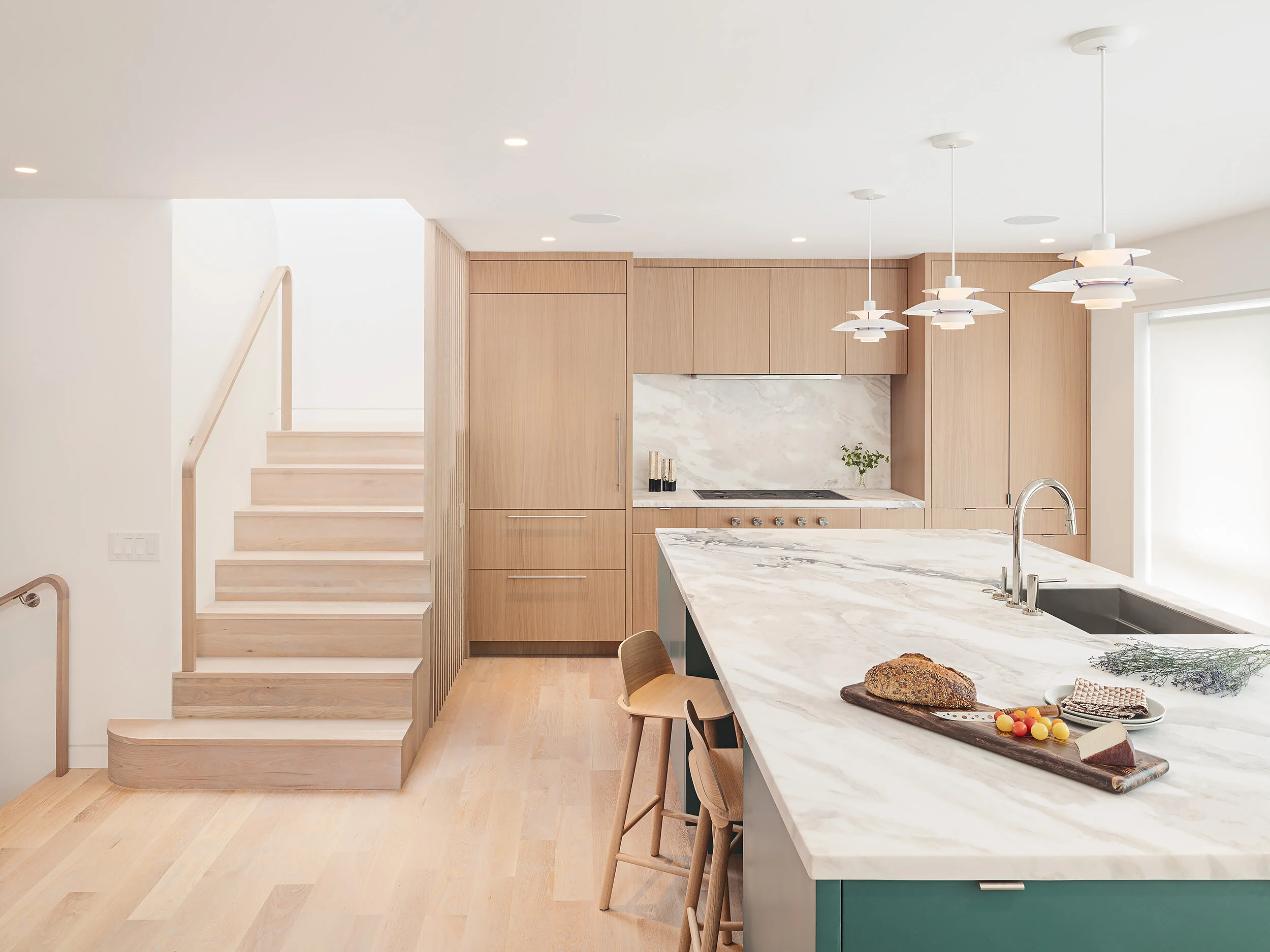 Mid Century Townhome Kitchen - Phenotype Architects