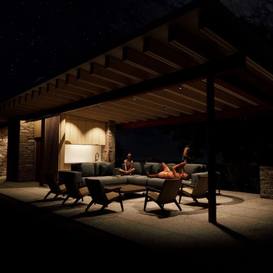 An evening under the canopy of our Berkshires Pool House with close friends seems like a wonderful retreat from the noise of daily life.