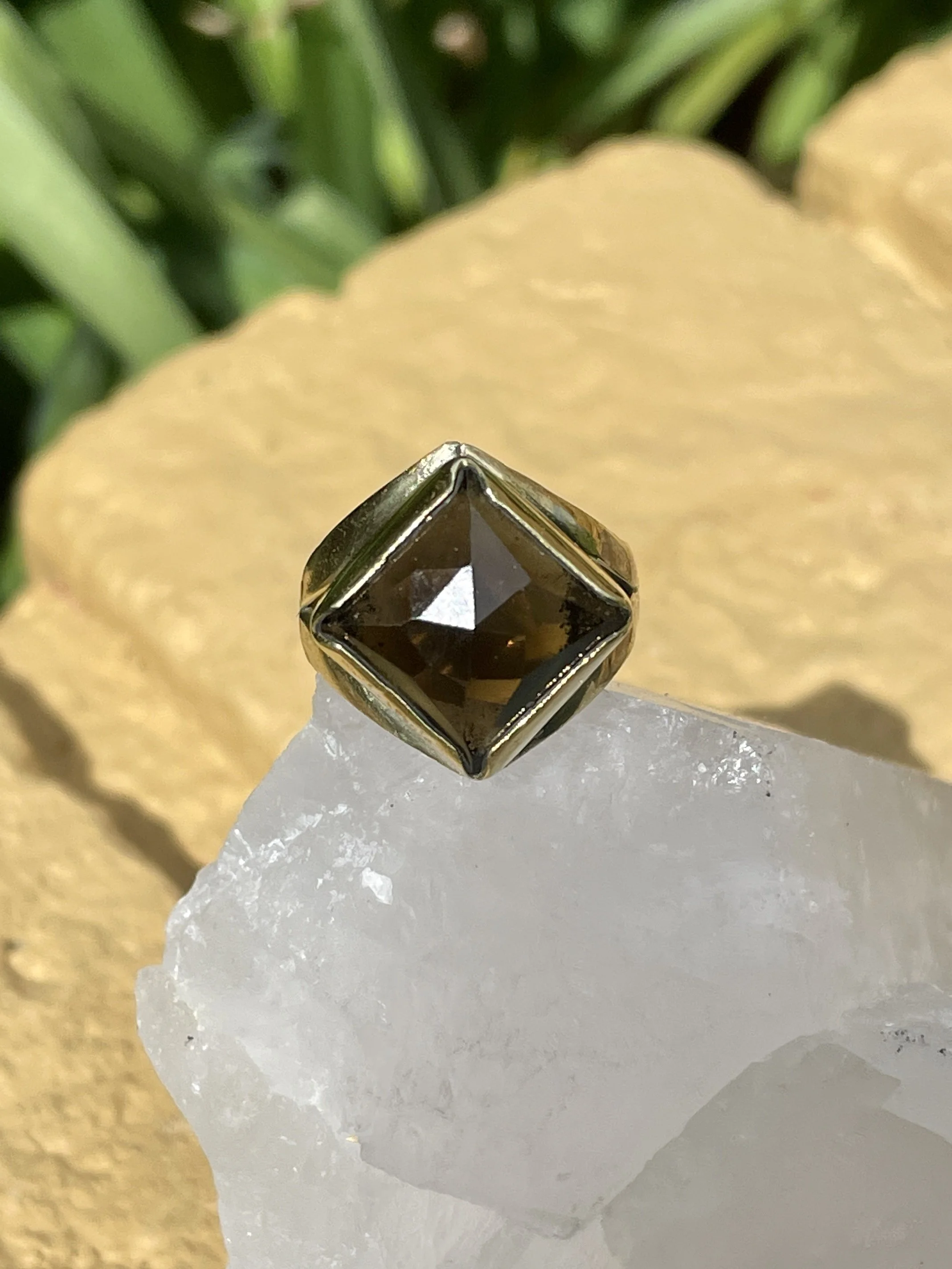 Smoky Quartz Ring 9.25