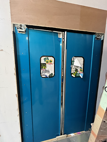 Restaurant Style Double Doors