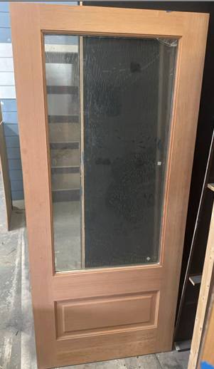 Single Light Glass Door