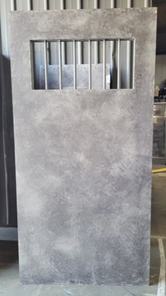 Barred Window Jail Door