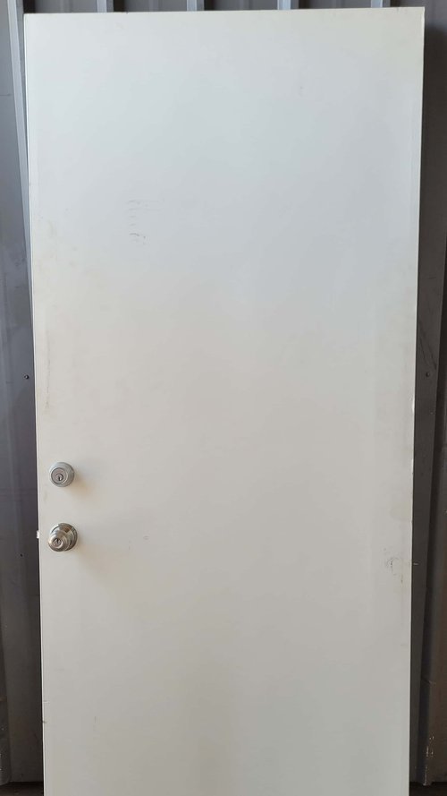 Slab Door with Deadbolt