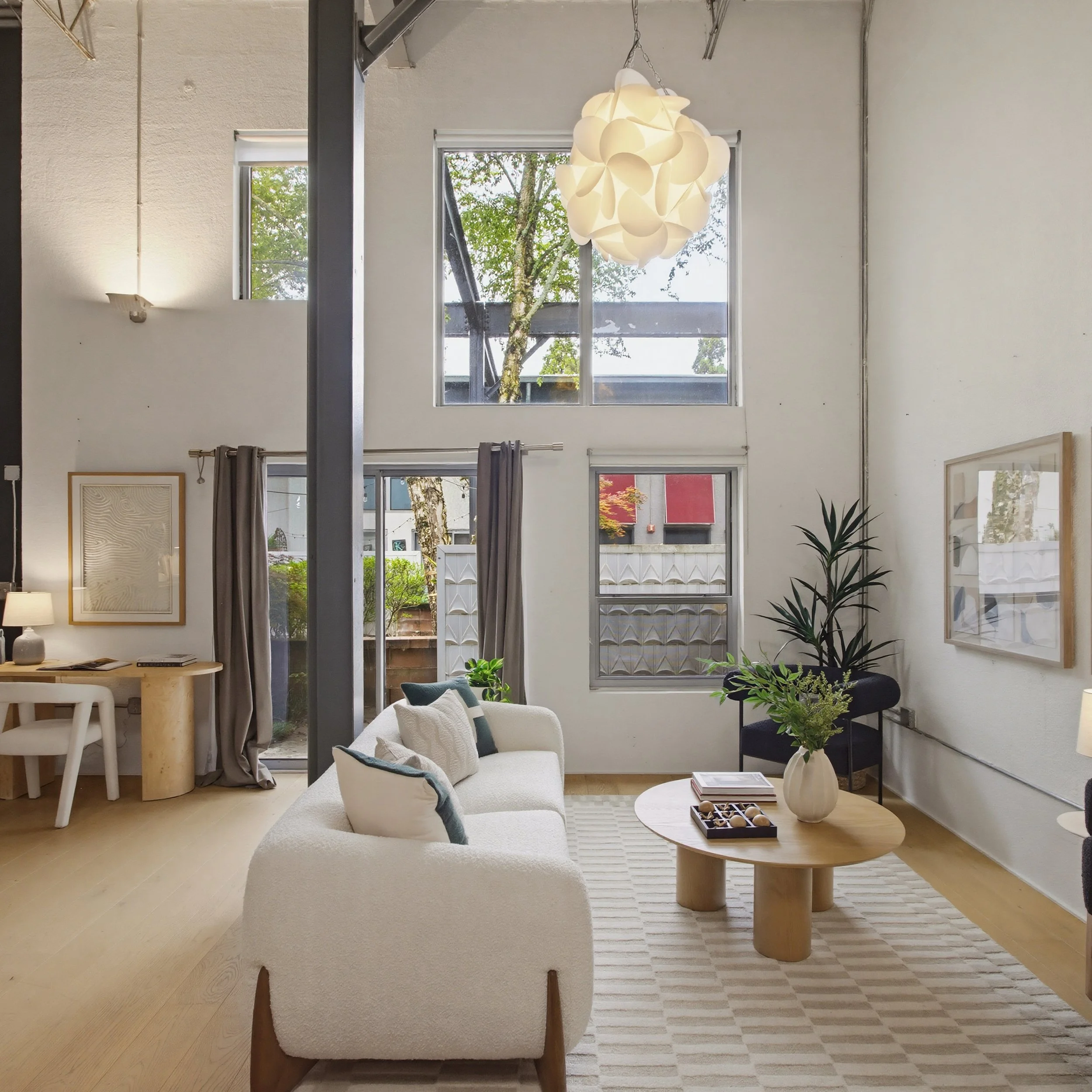 JUST LISTED.

We are so excited to show you around 195 Arizona Ave NE #121, a fun and uniquely modern 2-bedroom, 2-bathroom industrial loft boasting spectacular 18-foot ceilings and massive windows that let the beautiful natural light just pour in.

