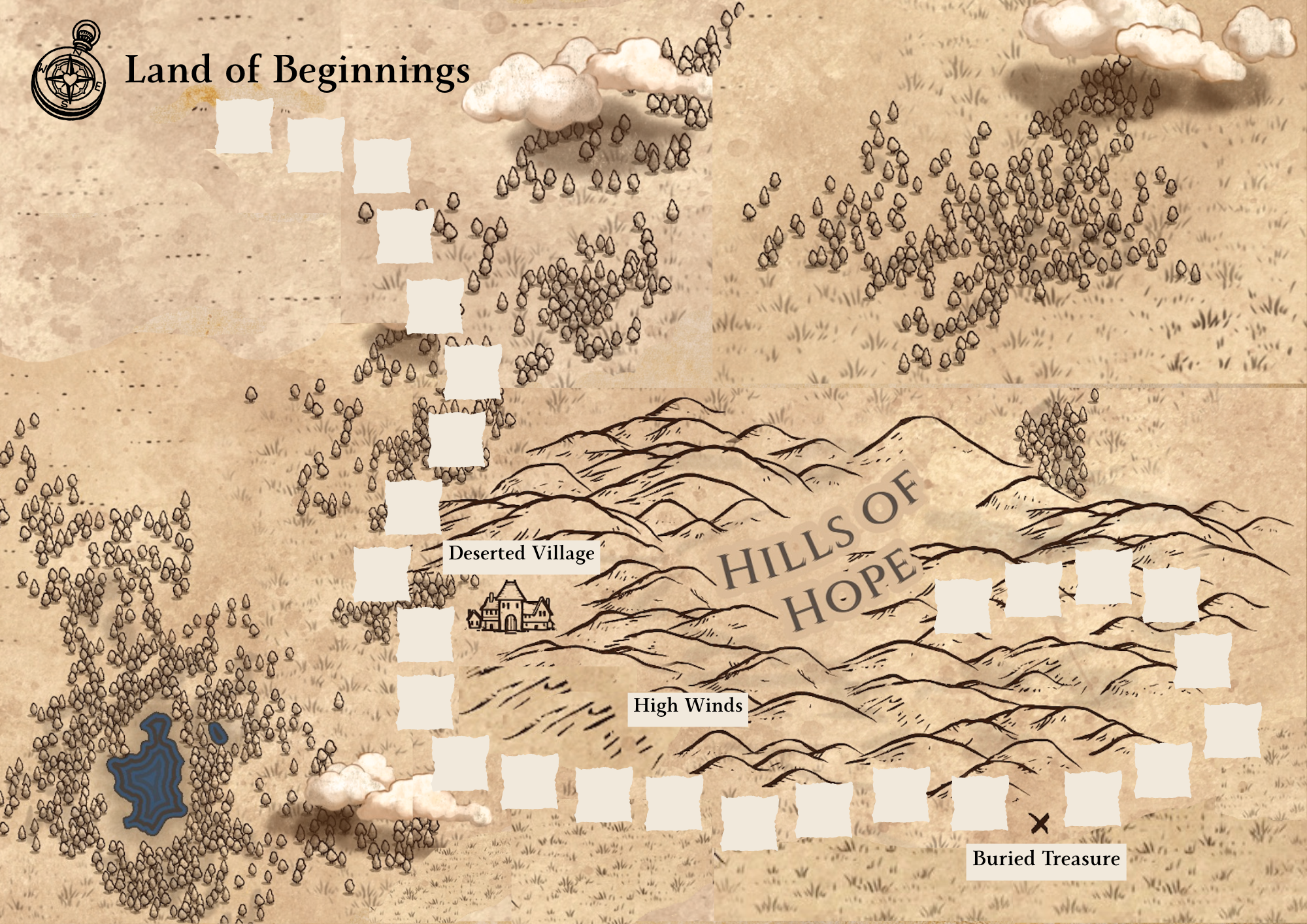Map to the Hills of Hope